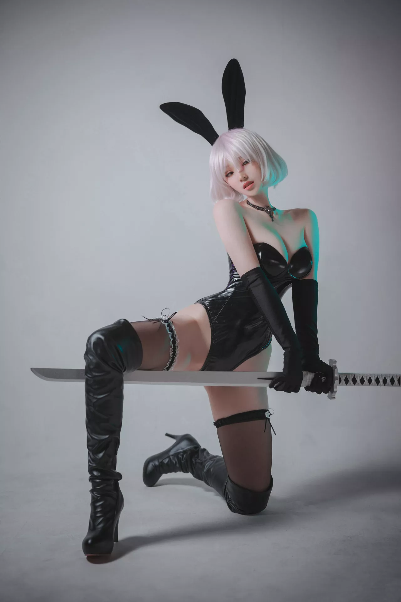 模特 Bambi【DJAWA 全集修正 NoirE 2B La Rose 写真 韩国 大佳玩】