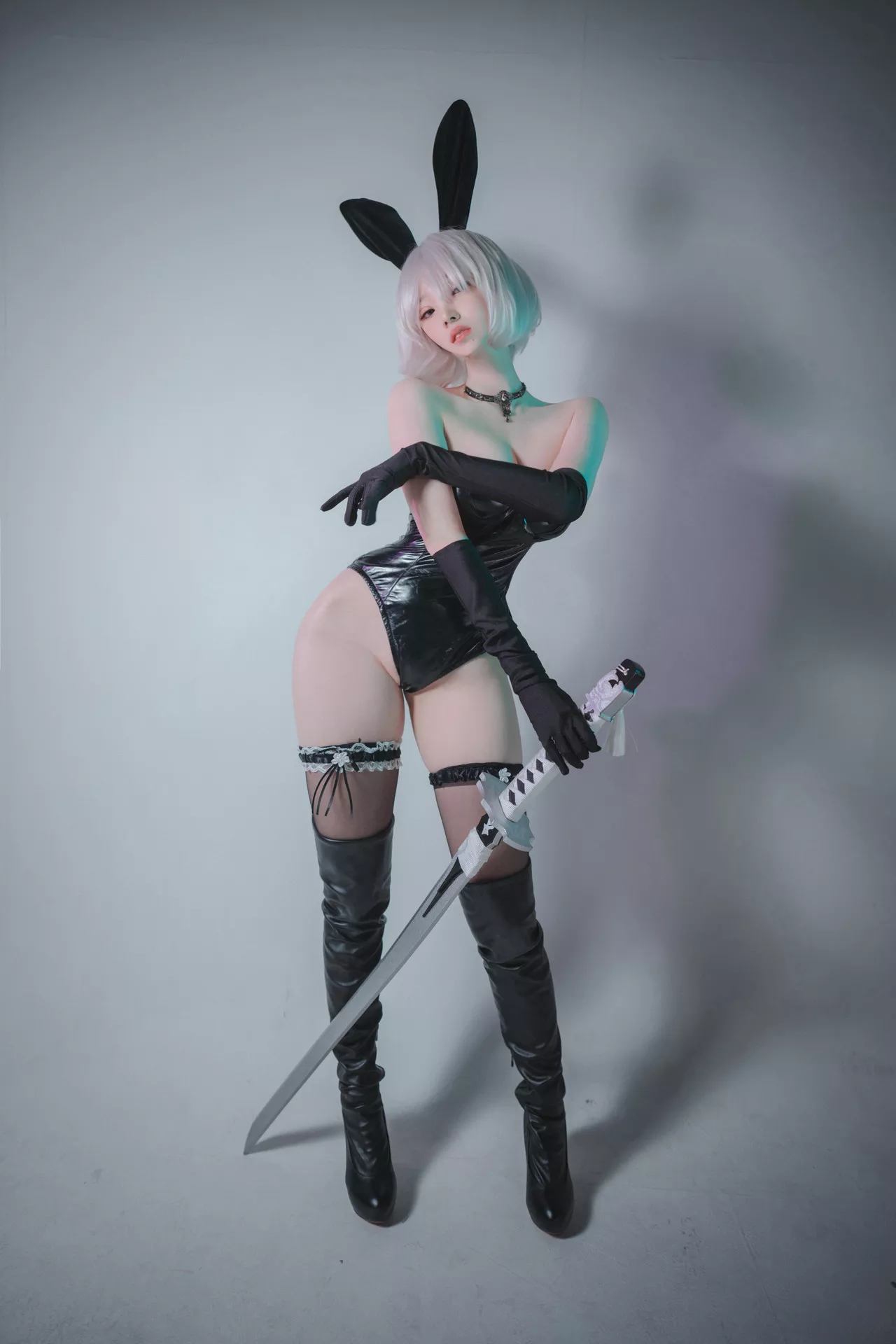 模特 Bambi【DJAWA 全集修正 NoirE 2B La Rose 写真 韩国 大佳玩】
