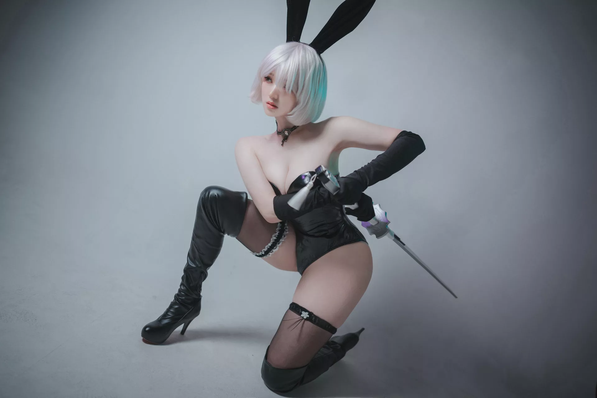 模特 Bambi【DJAWA 全集修正 NoirE 2B La Rose 写真 韩国 大佳玩】