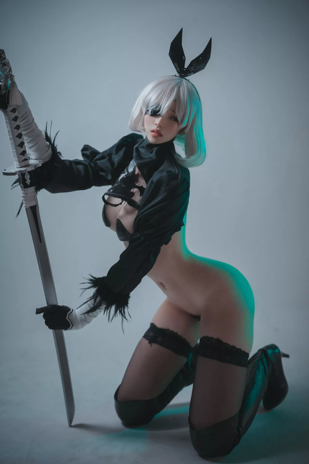 模特 Bambi【DJAWA 全集修正 NoirE 2B La Rose 写真 韩国 大佳玩】