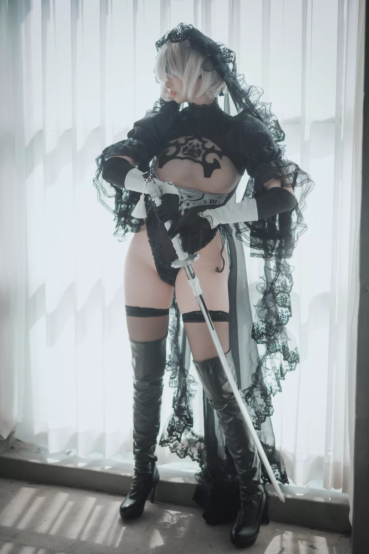 模特 Bambi【DJAWA 全集修正 NoirE 2B La Rose 写真 韩国 大佳玩】