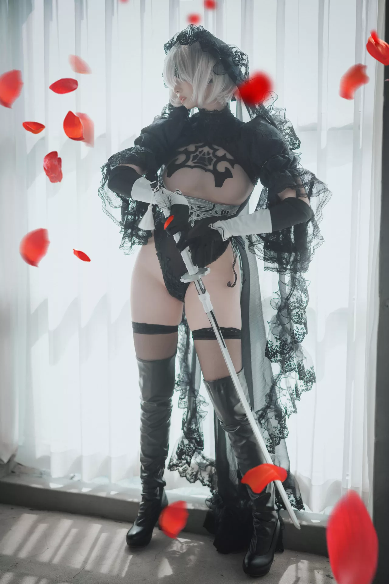 模特 Bambi【DJAWA 全集修正 NoirE 2B La Rose 写真 韩国 大佳玩】