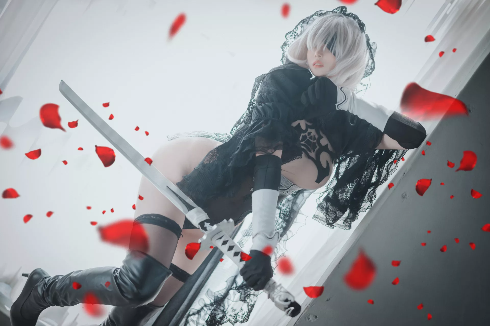 模特 Bambi【DJAWA 全集修正 NoirE 2B La Rose 写真 韩国 大佳玩】