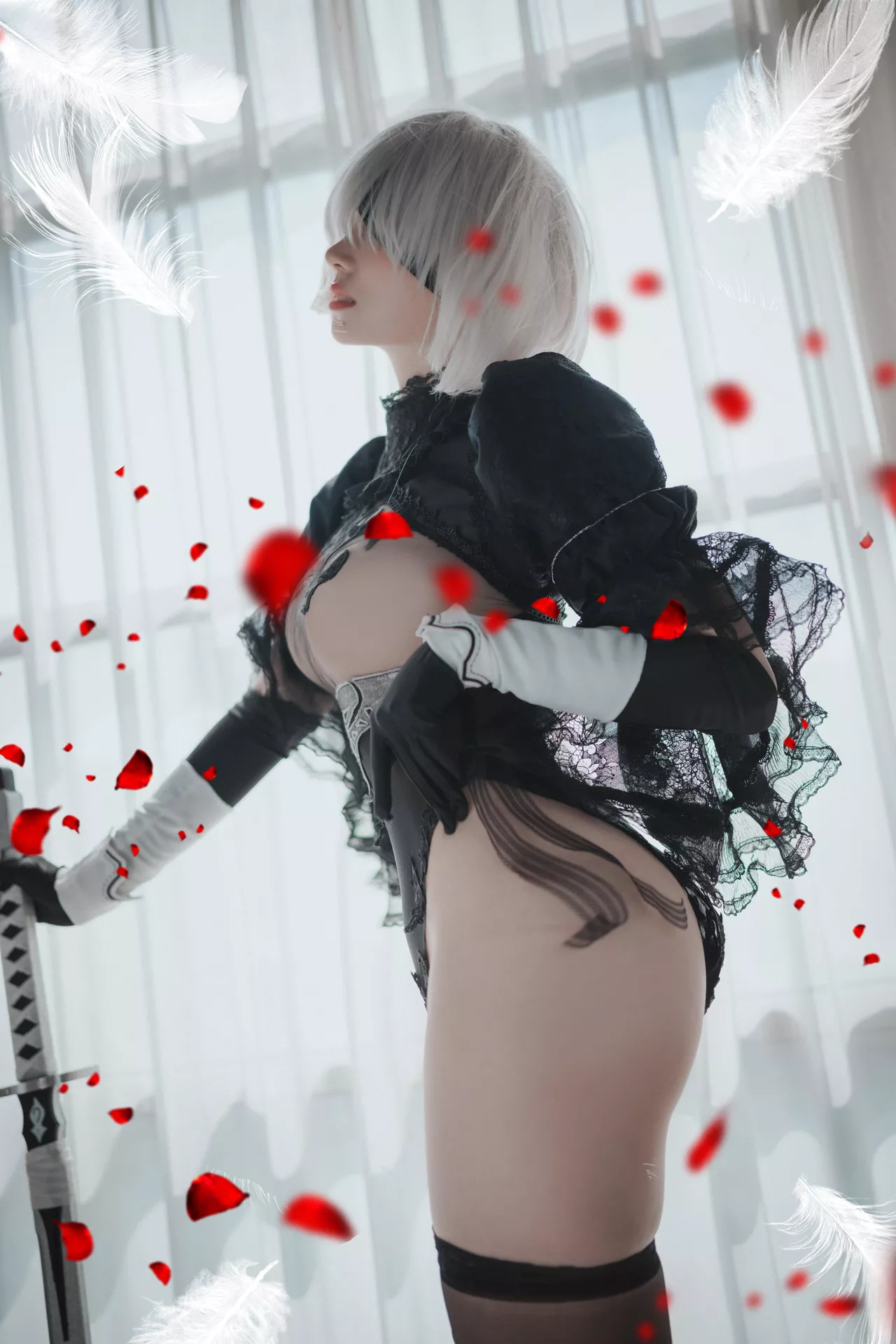 模特 Bambi【DJAWA 全集修正 NoirE 2B La Rose 写真 韩国 大佳玩】