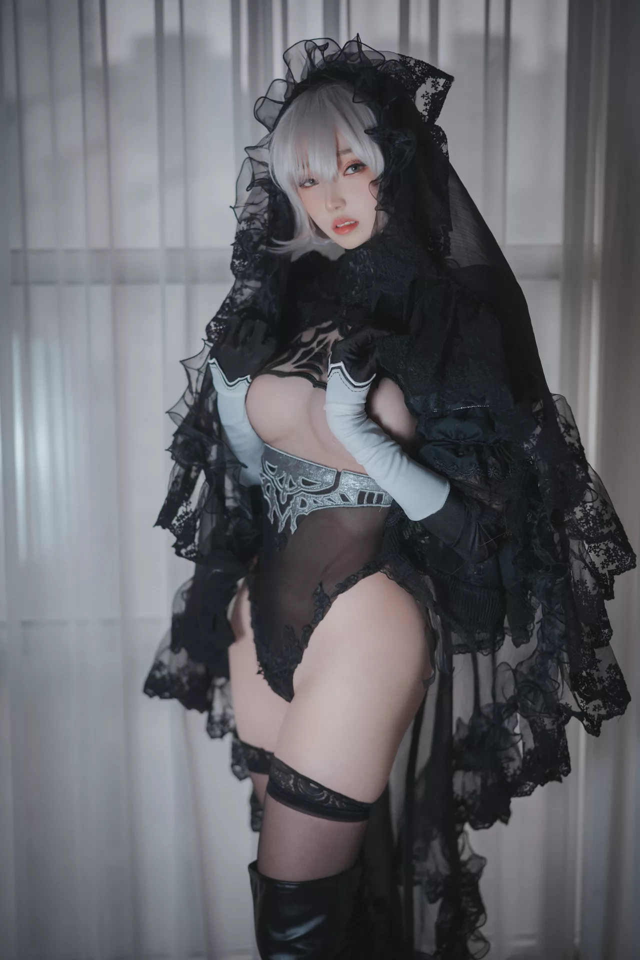 模特 Bambi【DJAWA 全集修正 NoirE 2B La Rose 写真 韩国 大佳玩】