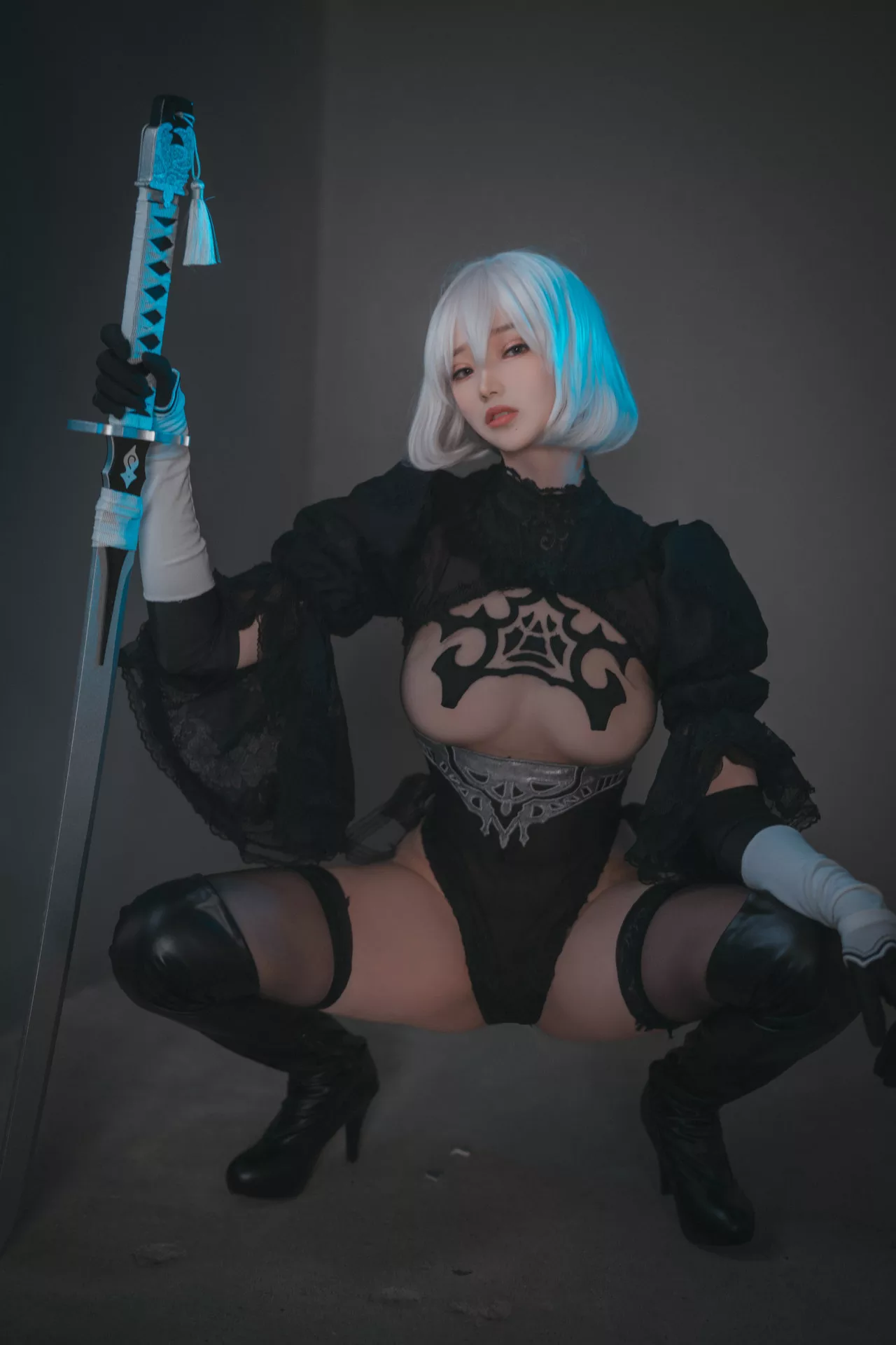 模特 Bambi【DJAWA 全集修正 NoirE 2B La Rose 写真 韩国 大佳玩】