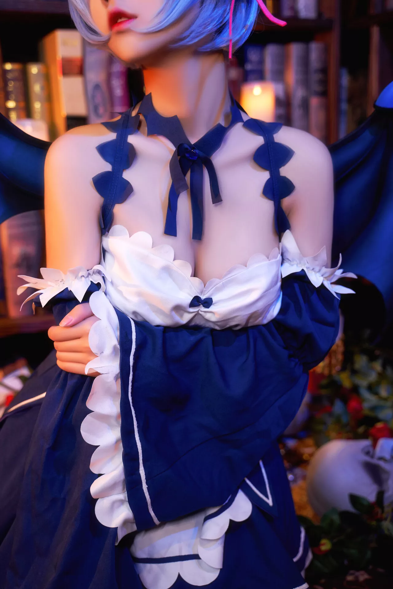 小恶魔 雷姆 尤物 【猫 福利 Little Cosplay Devil Rem 君君】