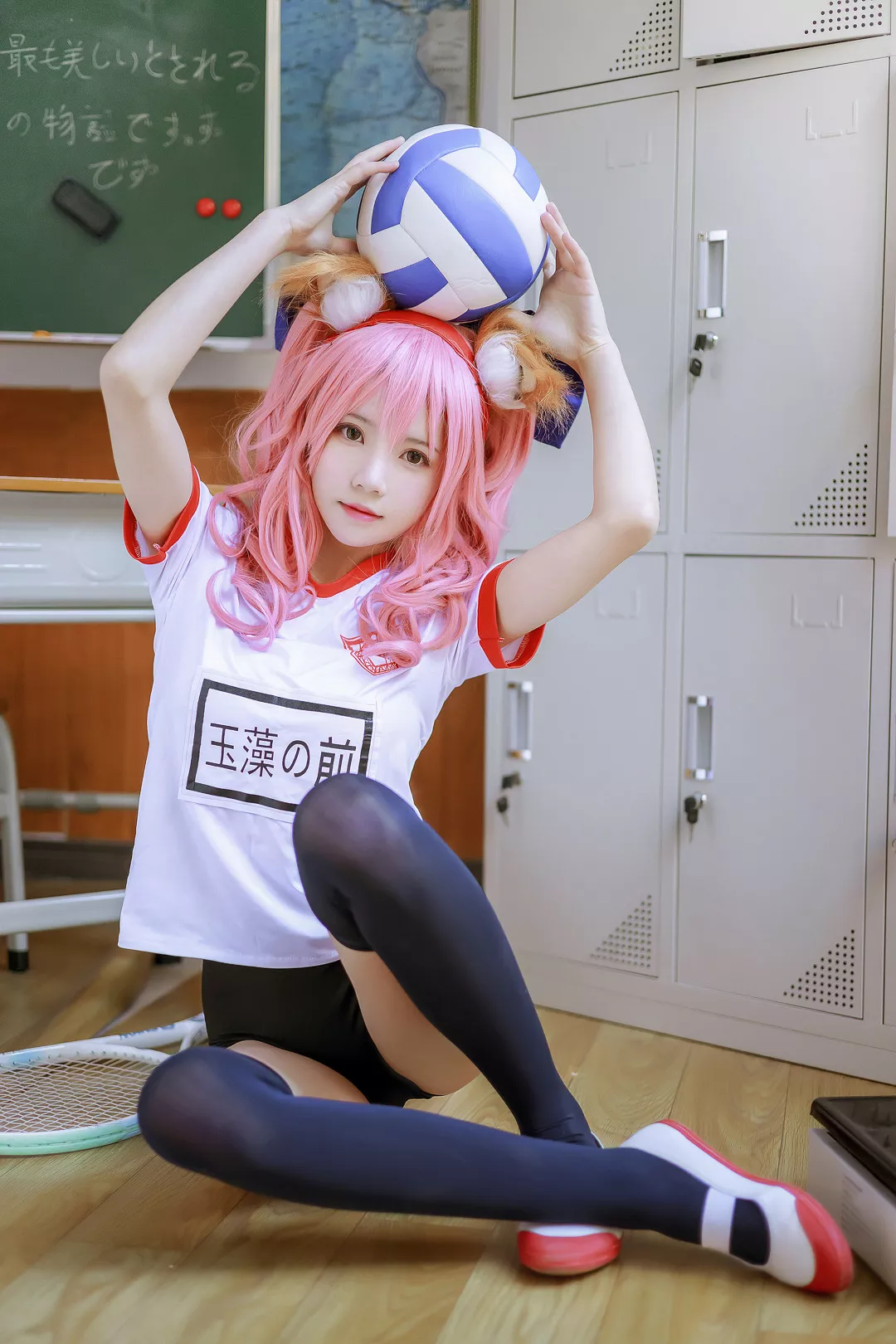 no Cosplay Tamamo 福报 Mae 女神 体操服 玉藻前 【�@桃喵】