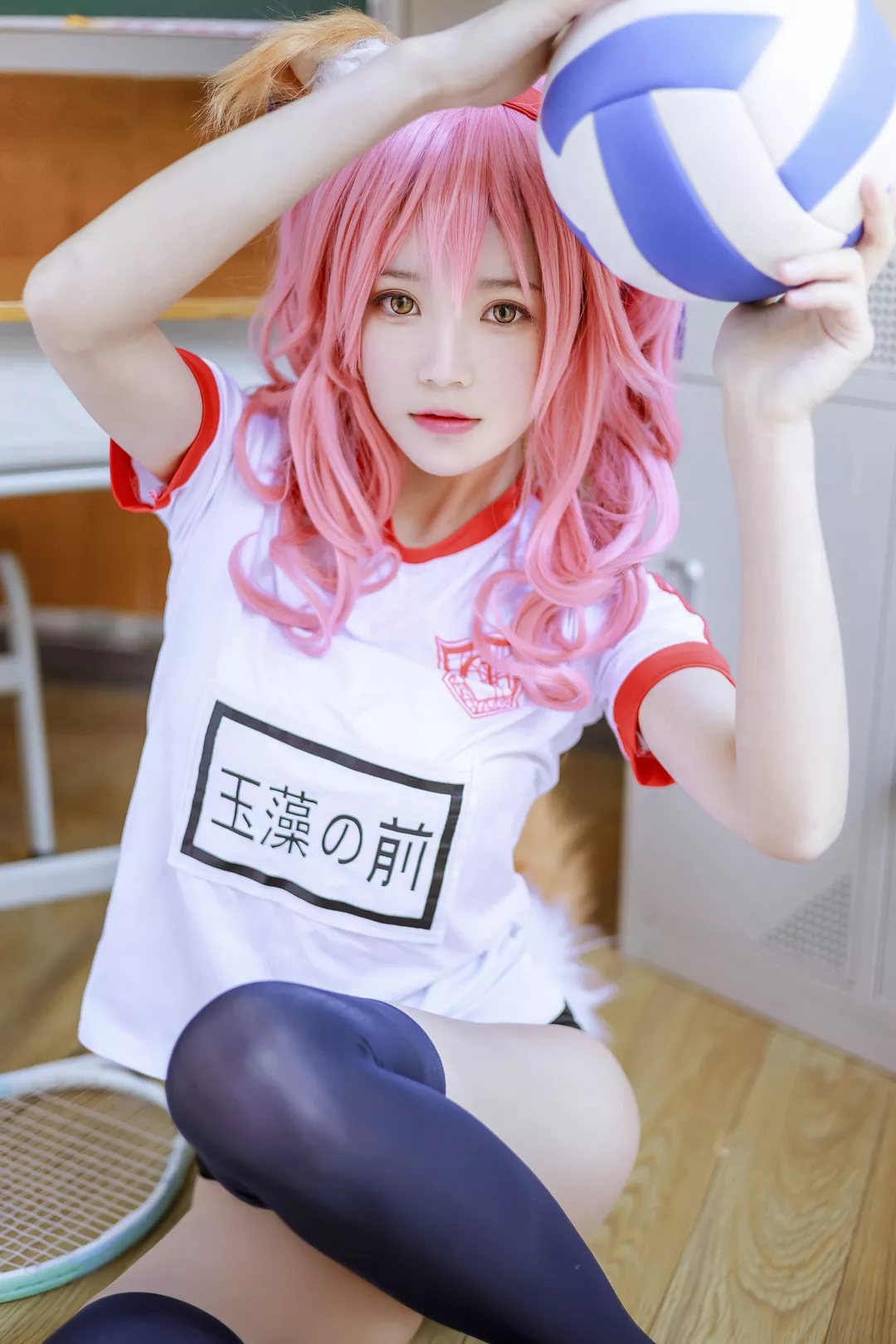 no Cosplay Tamamo 福报 Mae 女神 体操服 玉藻前 【�@桃喵】