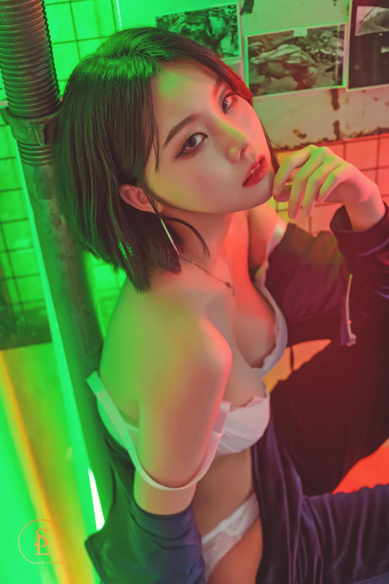 女神 Photolife s Yuna 【SAINT Wild 圣光生活】 艺术图 Yuna 全集修正 南韩