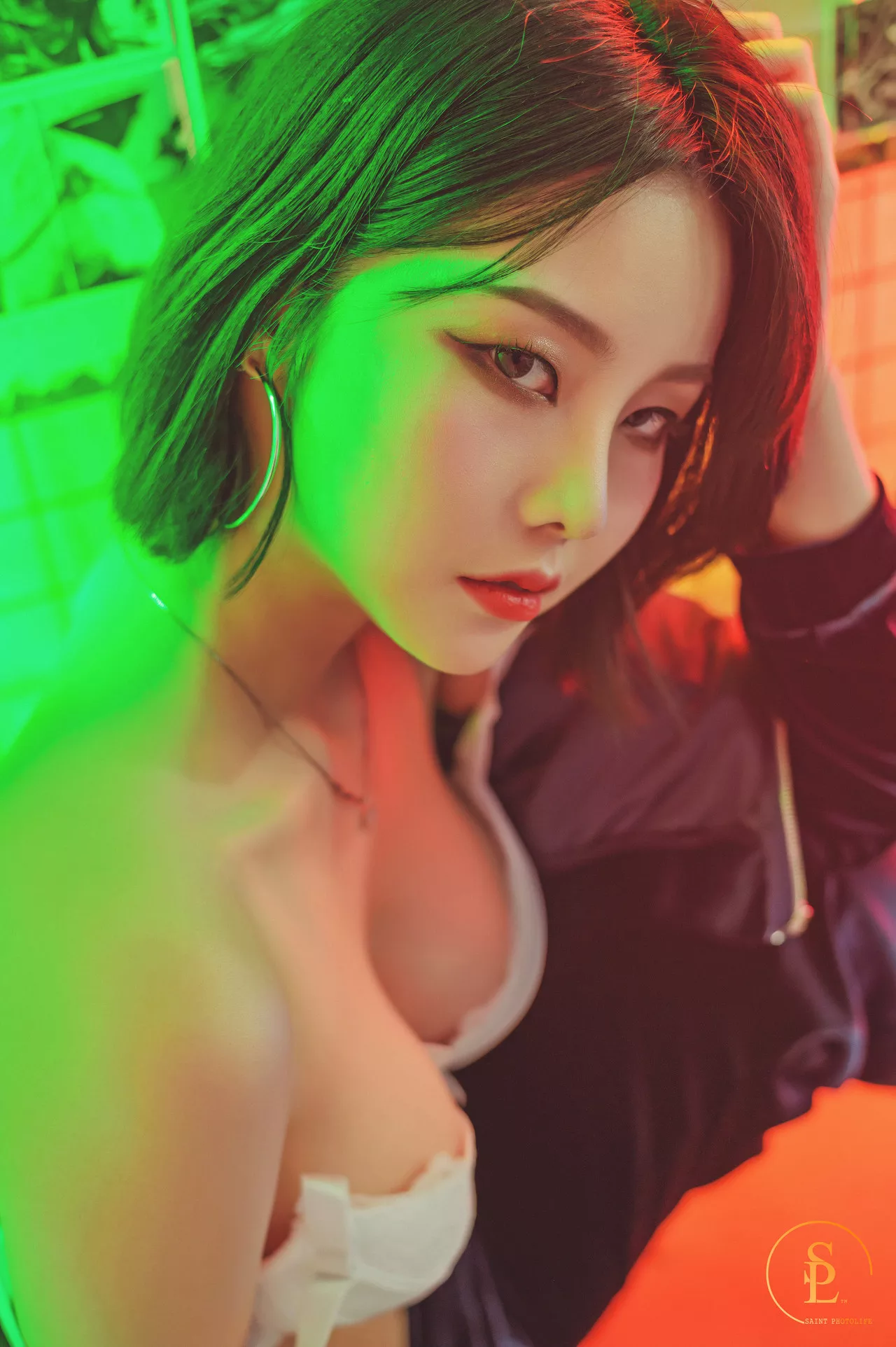 女神 Photolife s Yuna 【SAINT Wild 圣光生活】 艺术图 Yuna 全集修正 南韩