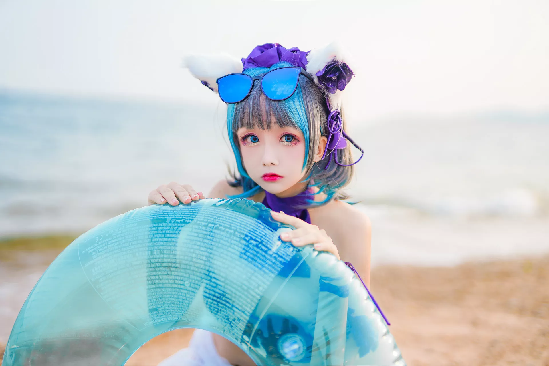 丽人 柴郡泳衣 福利 Lane Cheshire 【日奈娇】 Cosplay Azur