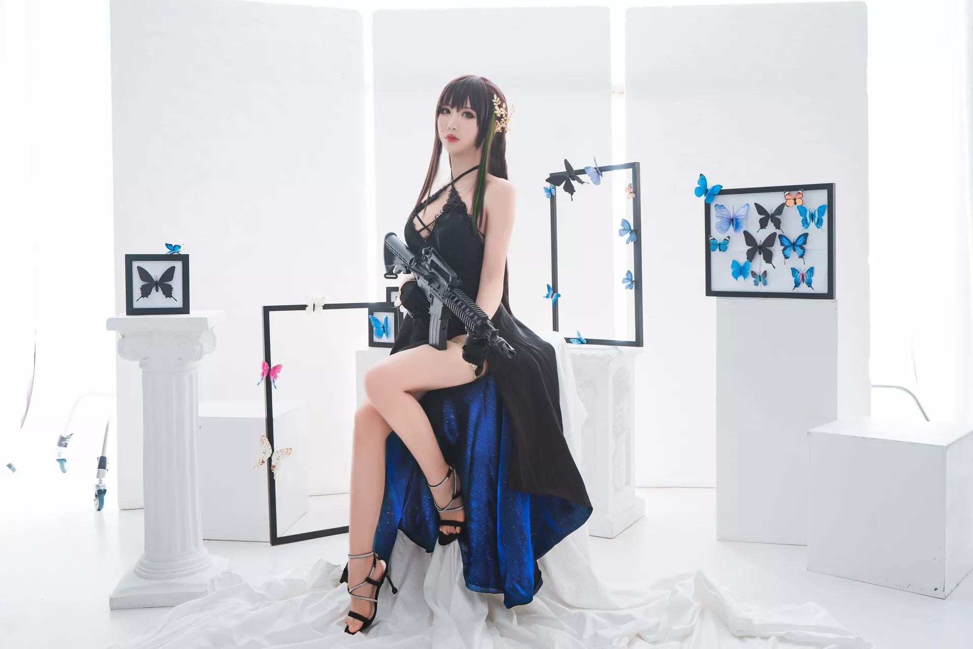 M4A1 【面饼仙儿】 Cosplay Frontline 美人 福利 Girls