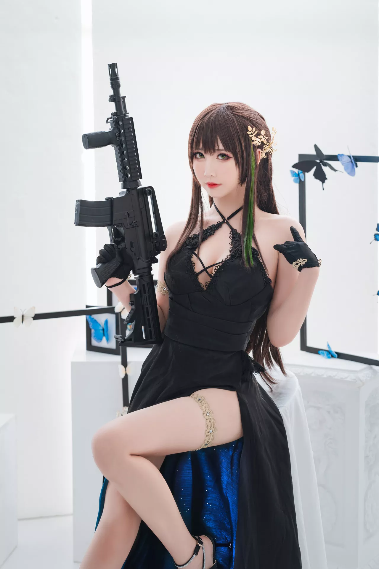 M4A1 【面饼仙儿】 Cosplay Frontline 美人 福利 Girls