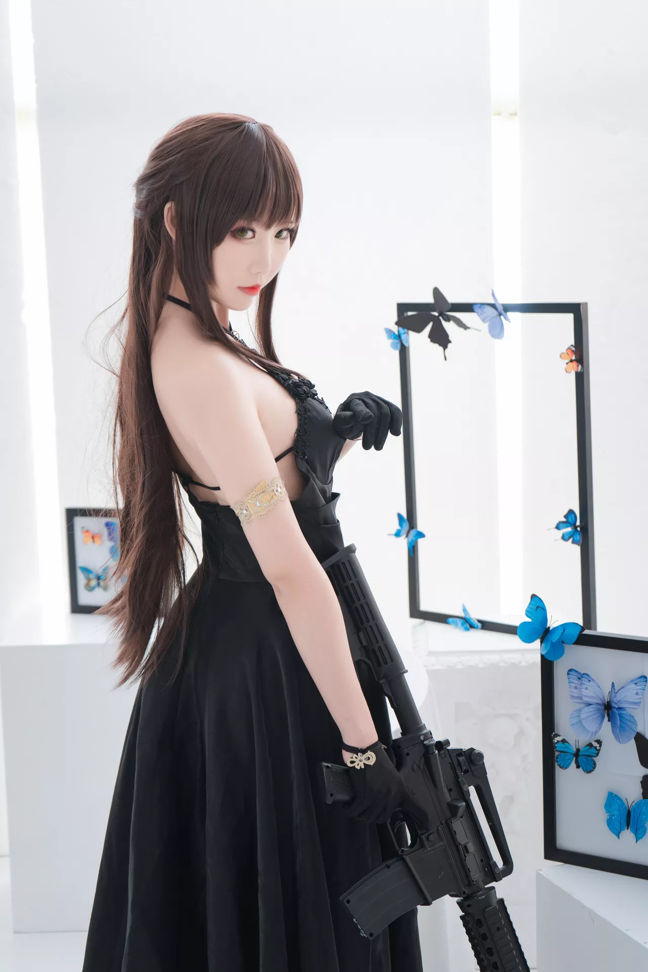 M4A1 【面饼仙儿】 Cosplay Frontline 美人 福利 Girls