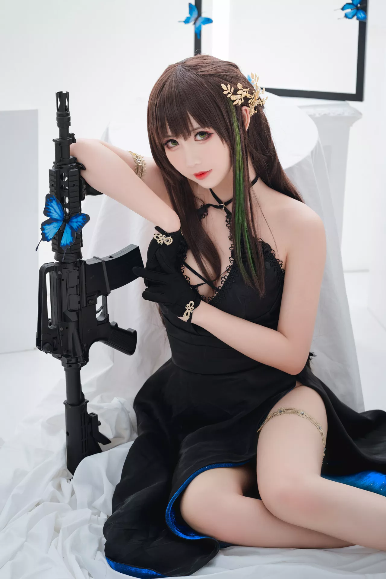 M4A1 【面饼仙儿】 Cosplay Frontline 美人 福利 Girls
