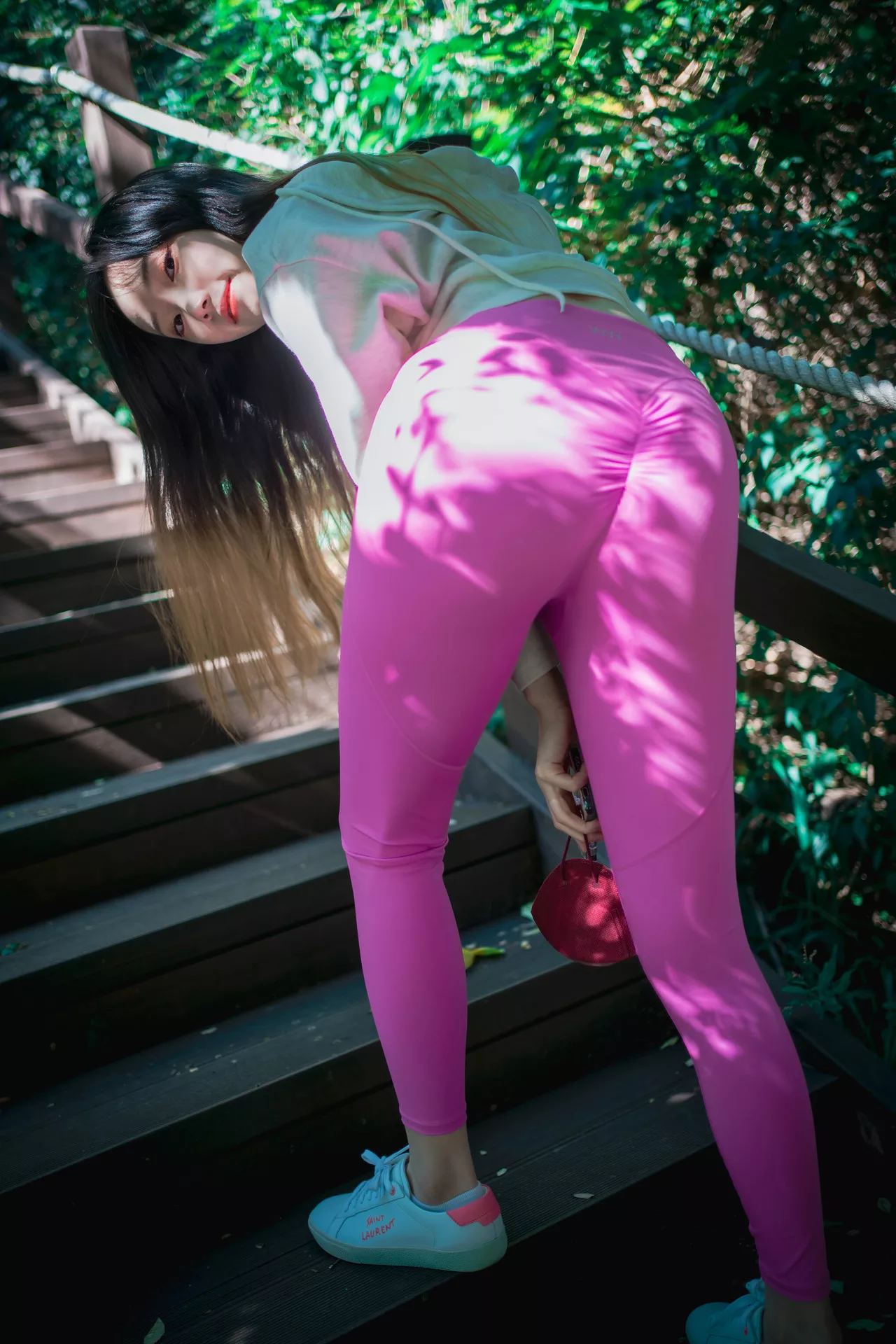 and 写真 Tight 大佳玩】 嫩模 全集修正 南韩 Violet Loose Bambi【DJAWA