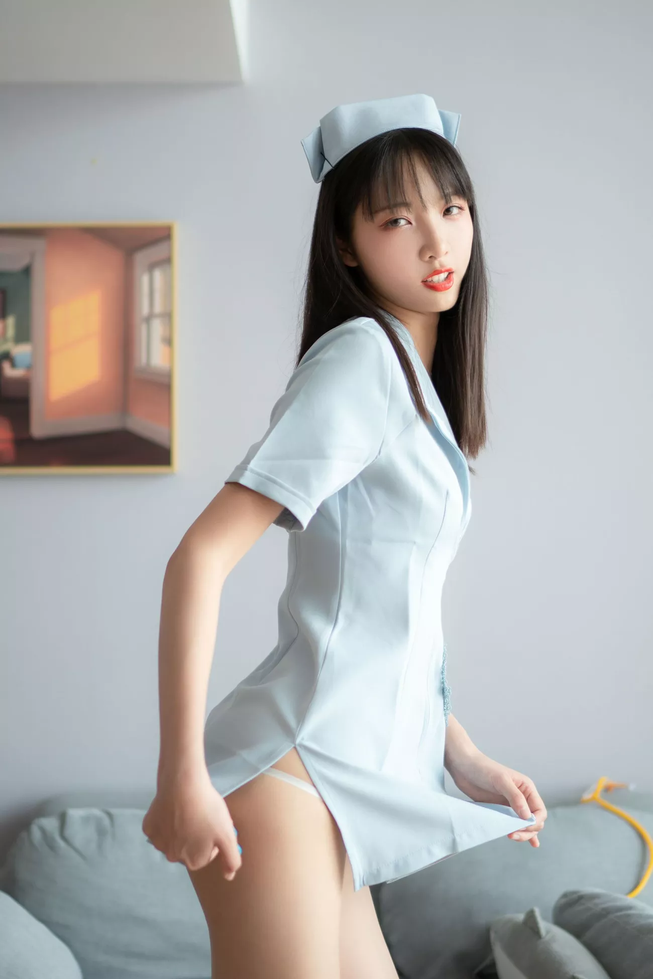 《白色丝袜护理》 超清艺术图图集 西瓜萝莉