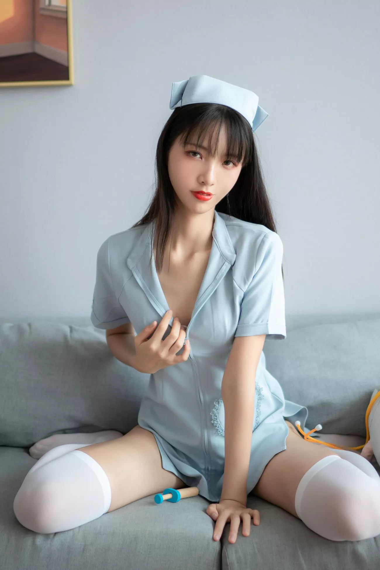 《白色丝袜护理》 超清艺术图图集 西瓜萝莉