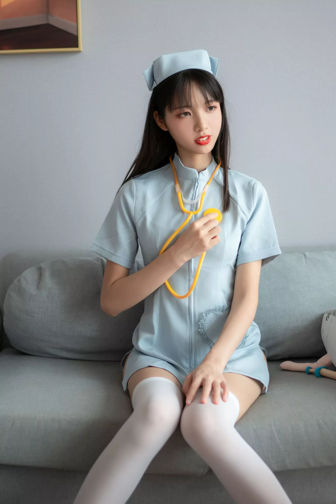 《白色丝袜护理》 超清艺术图图集 西瓜萝莉