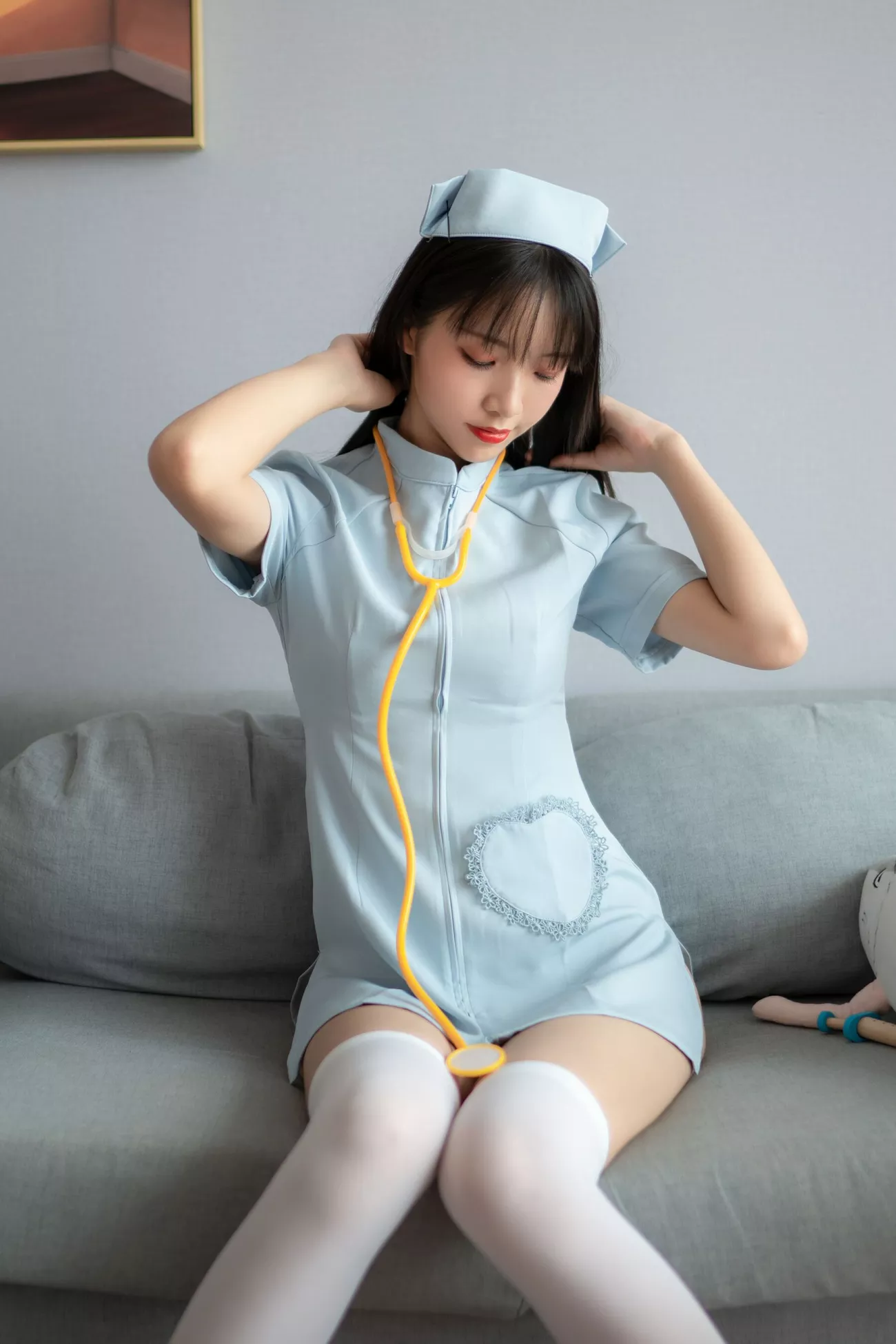 《白色丝袜护理》 超清艺术图图集 西瓜萝莉