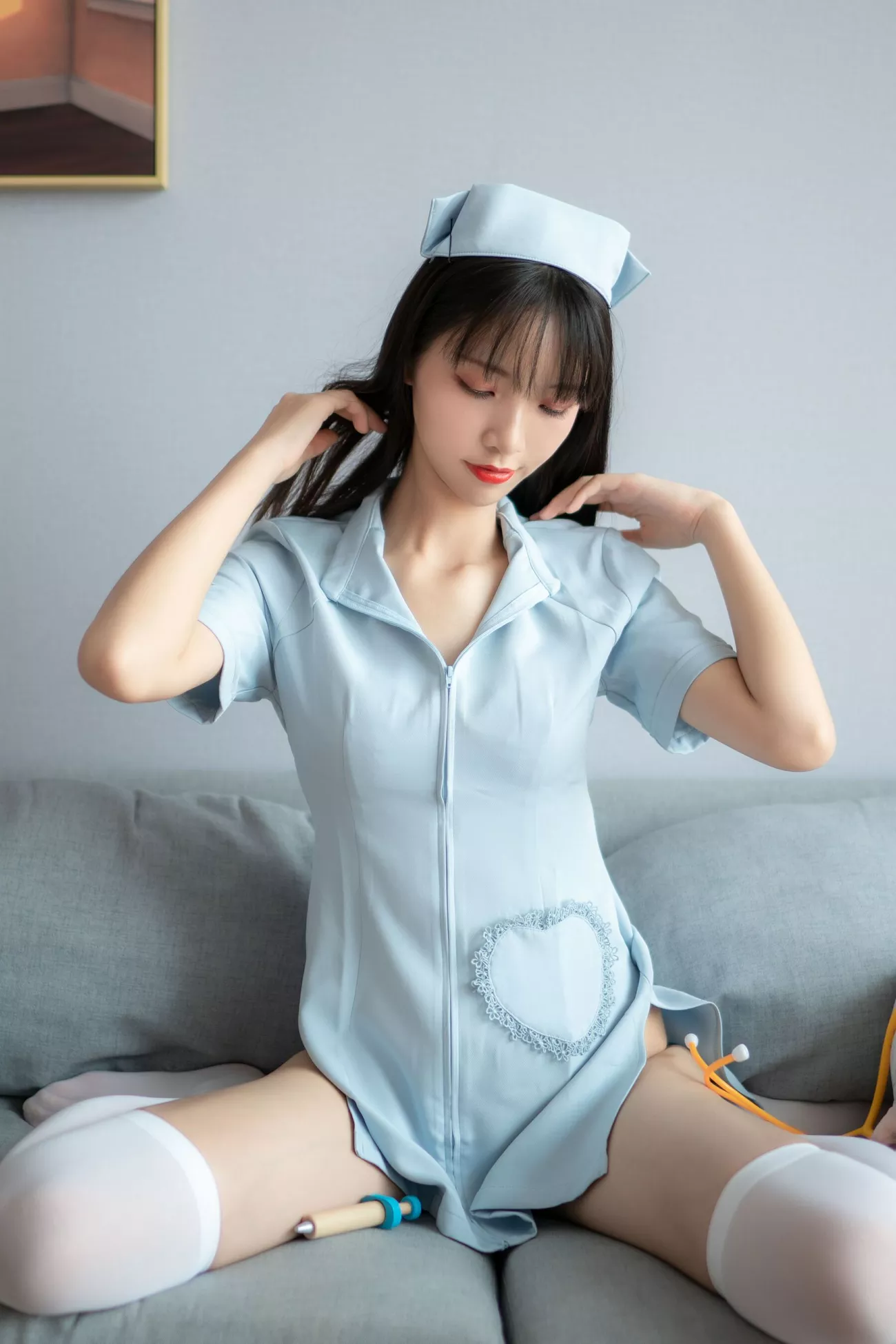 《白色丝袜护理》 超清艺术图图集 西瓜萝莉