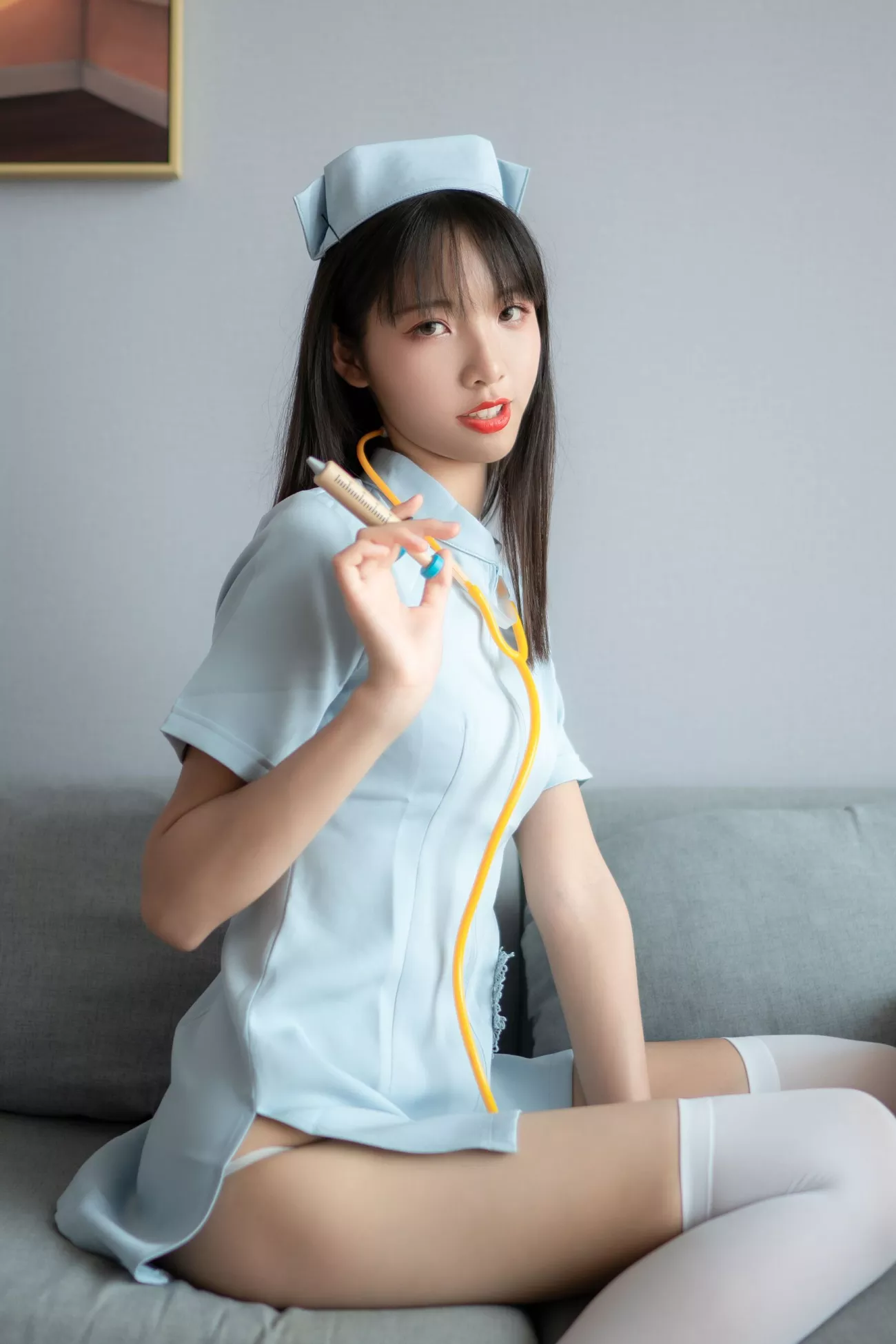 《白色丝袜护理》 超清艺术图图集 西瓜萝莉