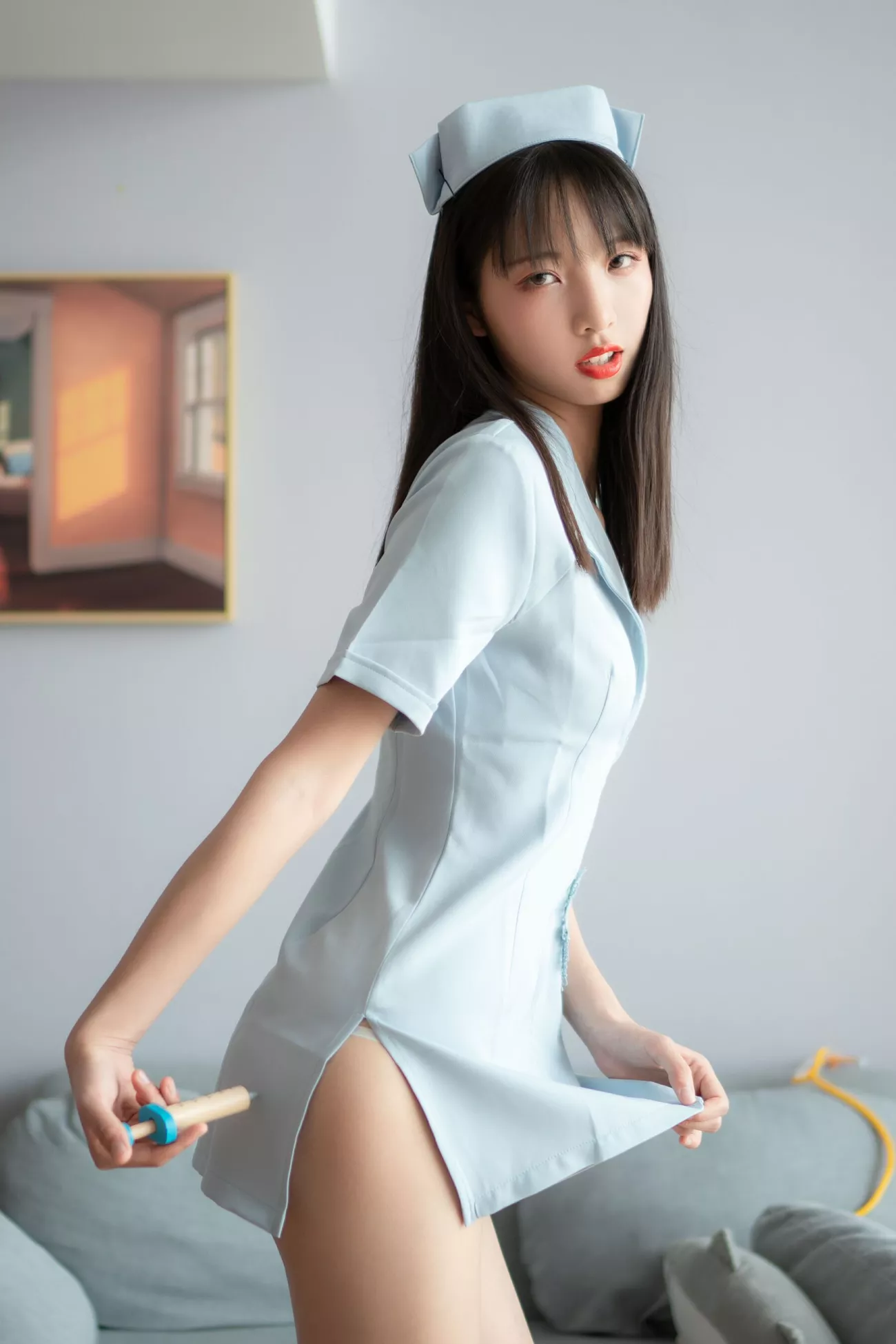 《白色丝袜护理》 超清艺术图图集 西瓜萝莉