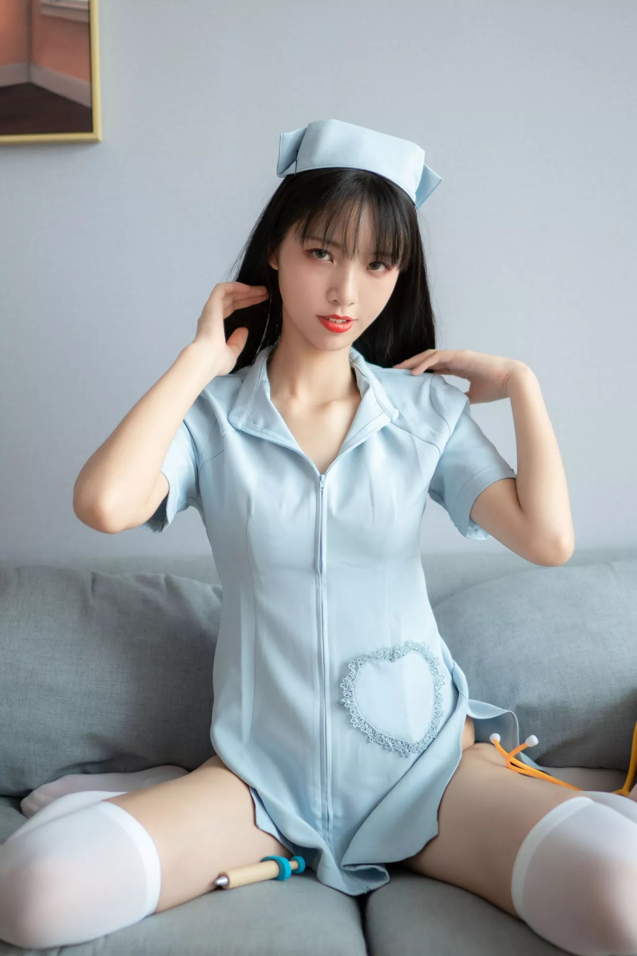 《白色丝袜护理》 超清艺术图图集 西瓜萝莉