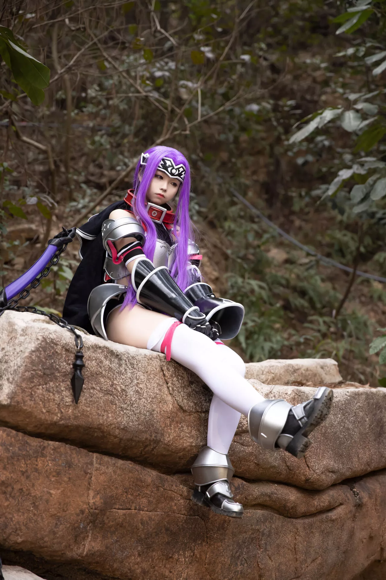 福报 Lily 美女 Medusa Cosplay 【G44 安娜 不会受伤】