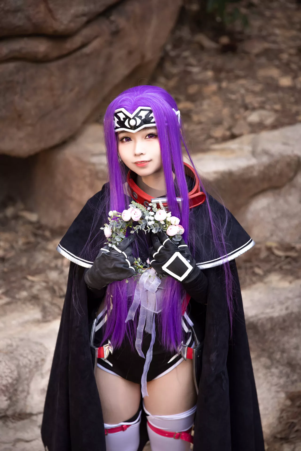 福报 Lily 美女 Medusa Cosplay 【G44 安娜 不会受伤】