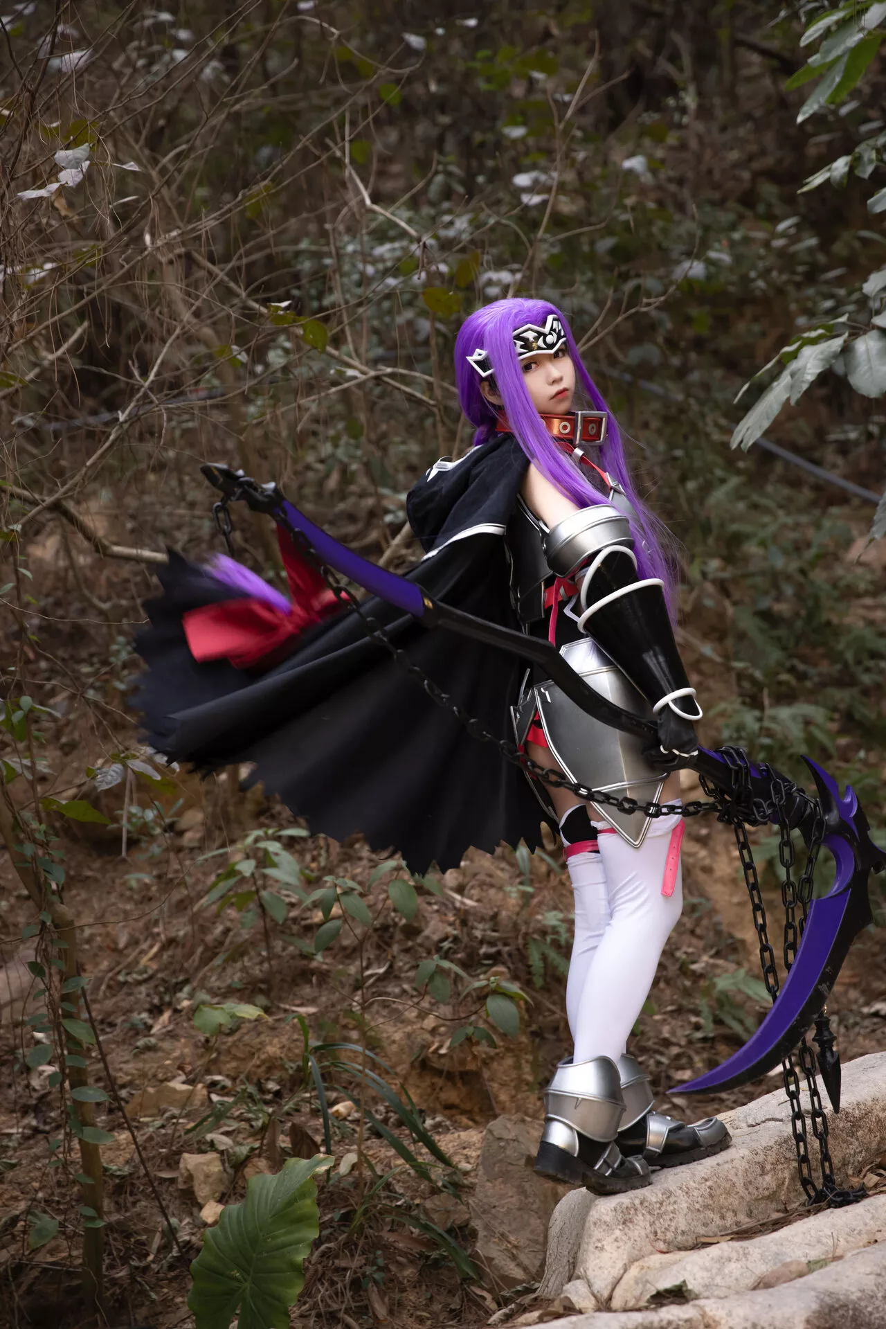 福报 Lily 美女 Medusa Cosplay 【G44 安娜 不会受伤】