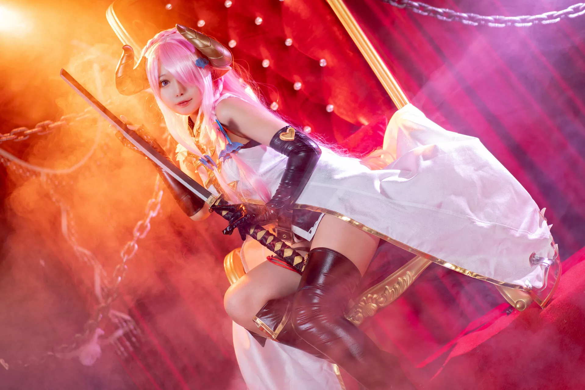 Granblue 福报 娜露 【黑猫猫】 梅亚 Narmaya Cosplay Fantasy 佳人