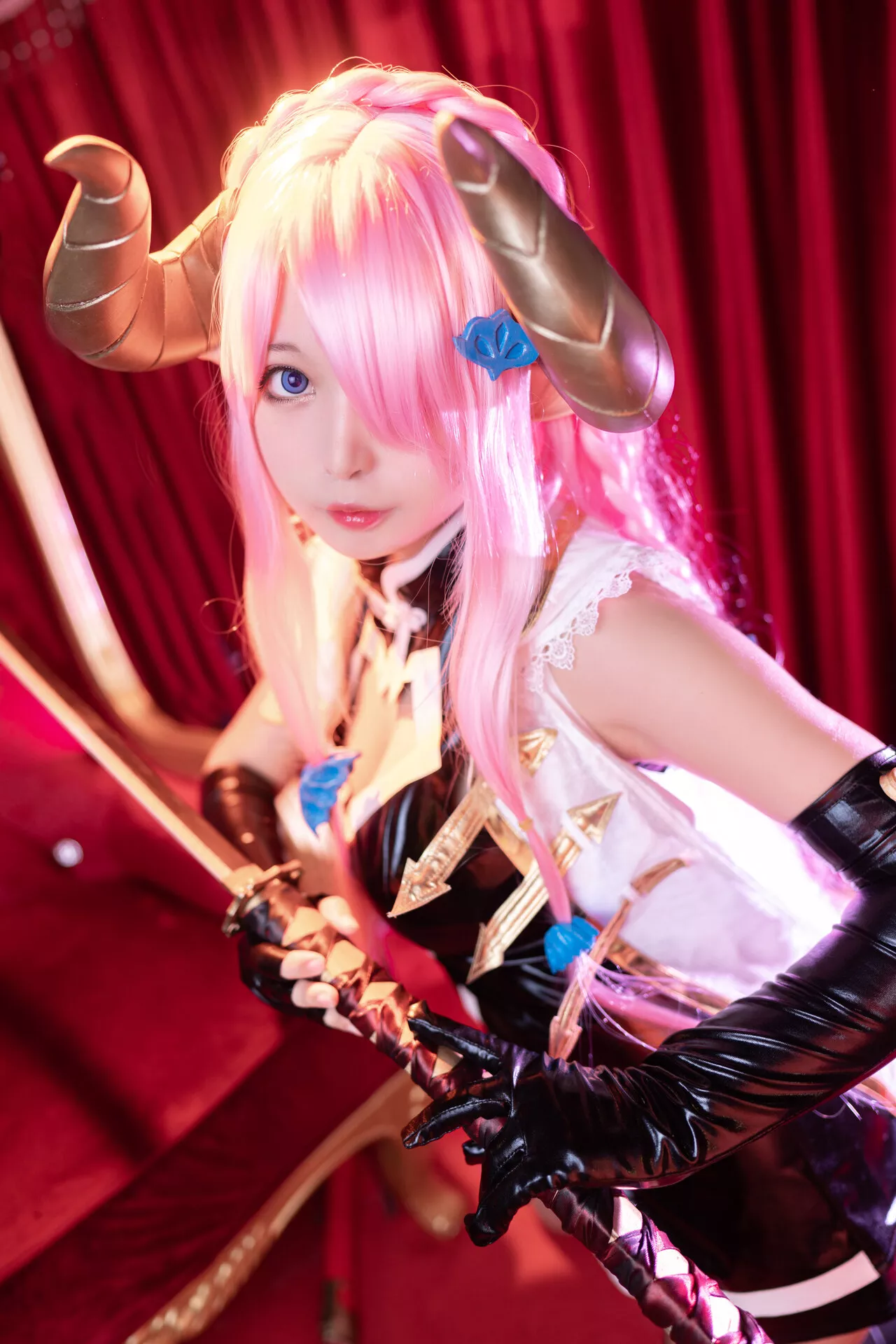 Granblue 福报 娜露 【黑猫猫】 梅亚 Narmaya Cosplay Fantasy 佳人