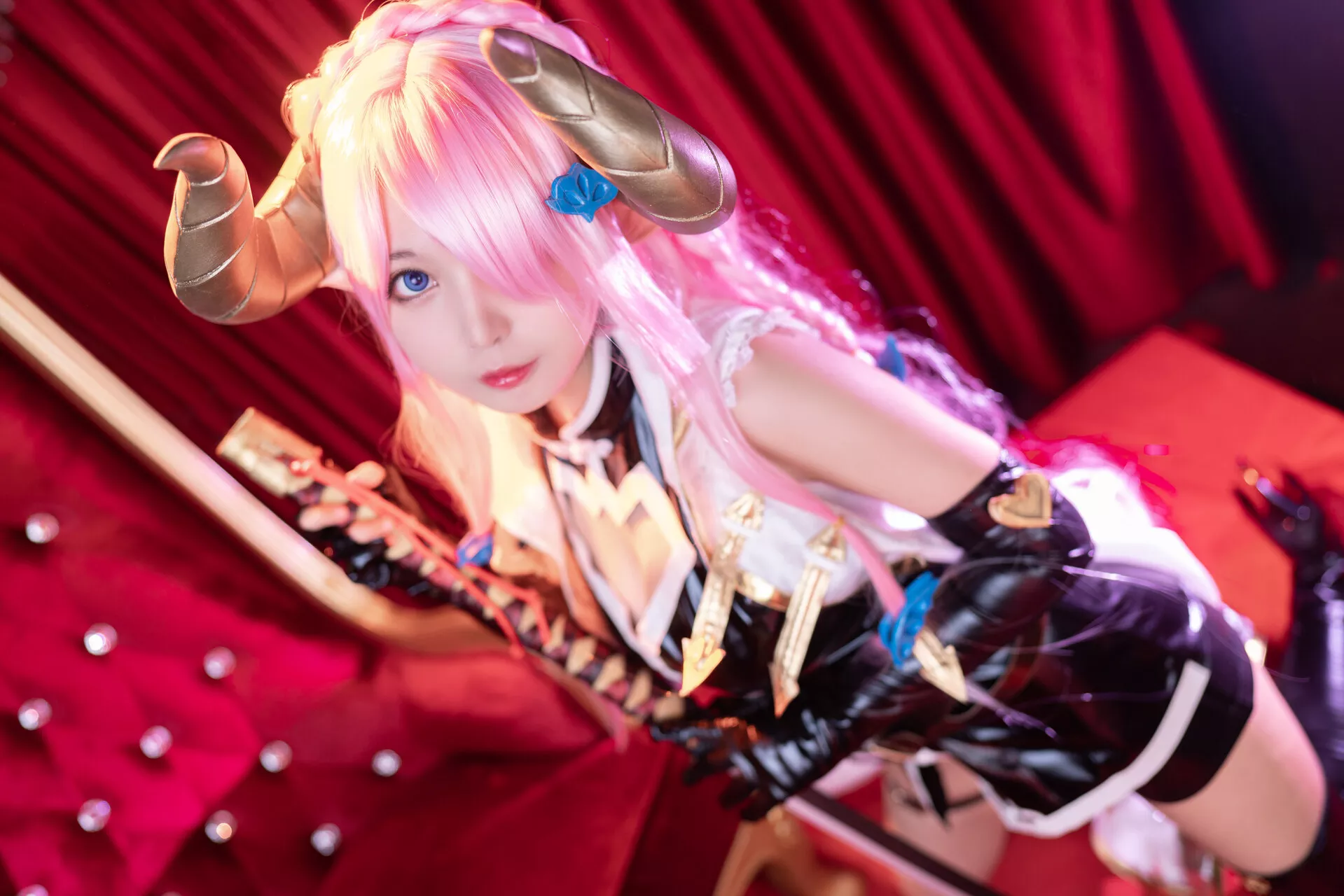Granblue 福报 娜露 【黑猫猫】 梅亚 Narmaya Cosplay Fantasy 佳人