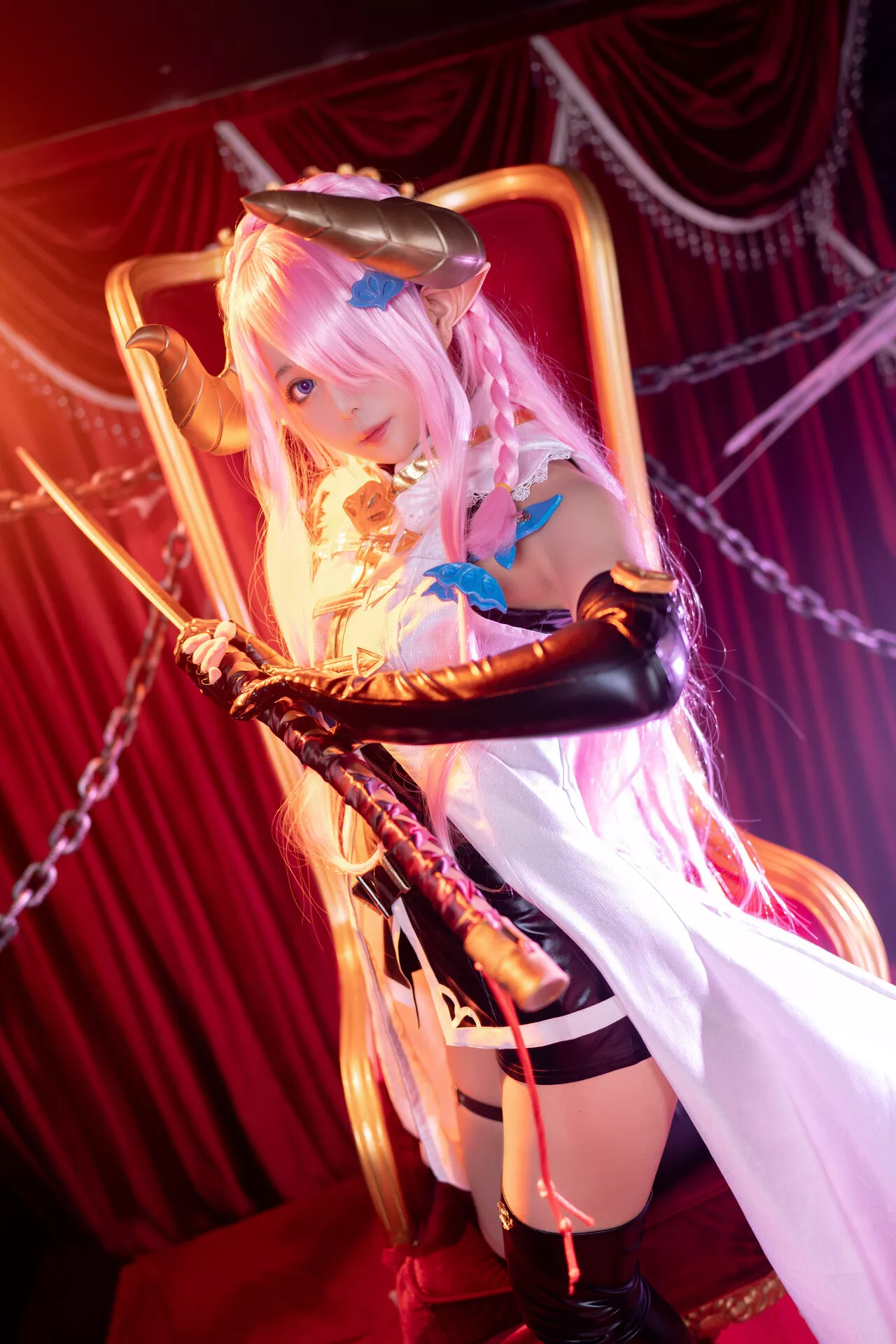 Granblue 福报 娜露 【黑猫猫】 梅亚 Narmaya Cosplay Fantasy 佳人
