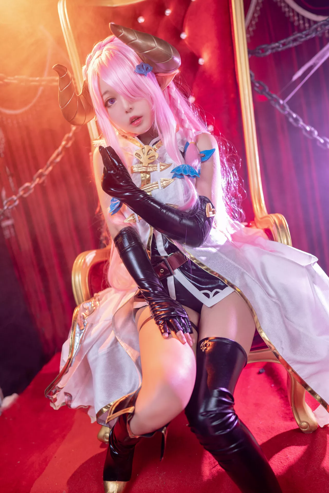 Granblue 福报 娜露 【黑猫猫】 梅亚 Narmaya Cosplay Fantasy 佳人