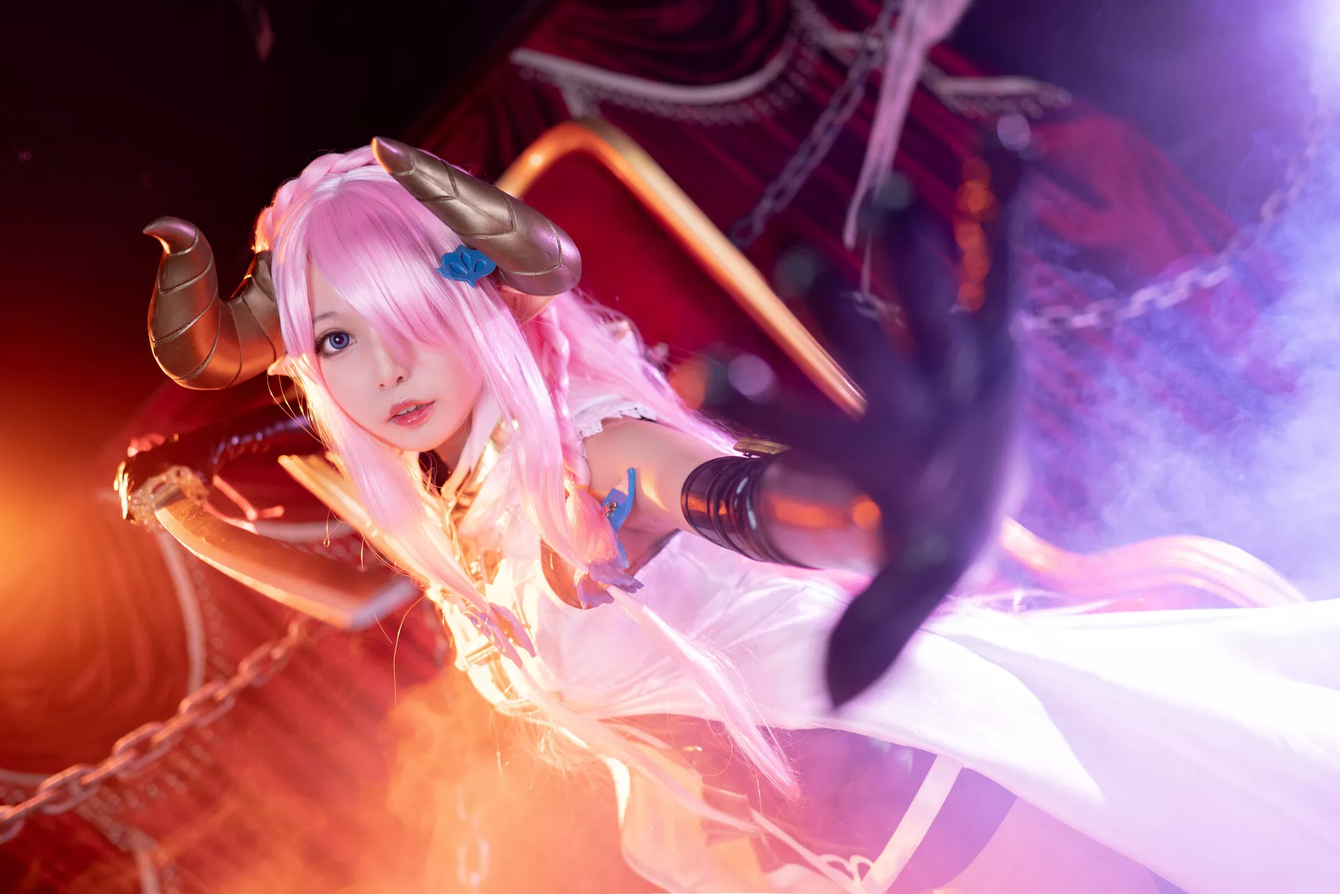 Granblue 福报 娜露 【黑猫猫】 梅亚 Narmaya Cosplay Fantasy 佳人