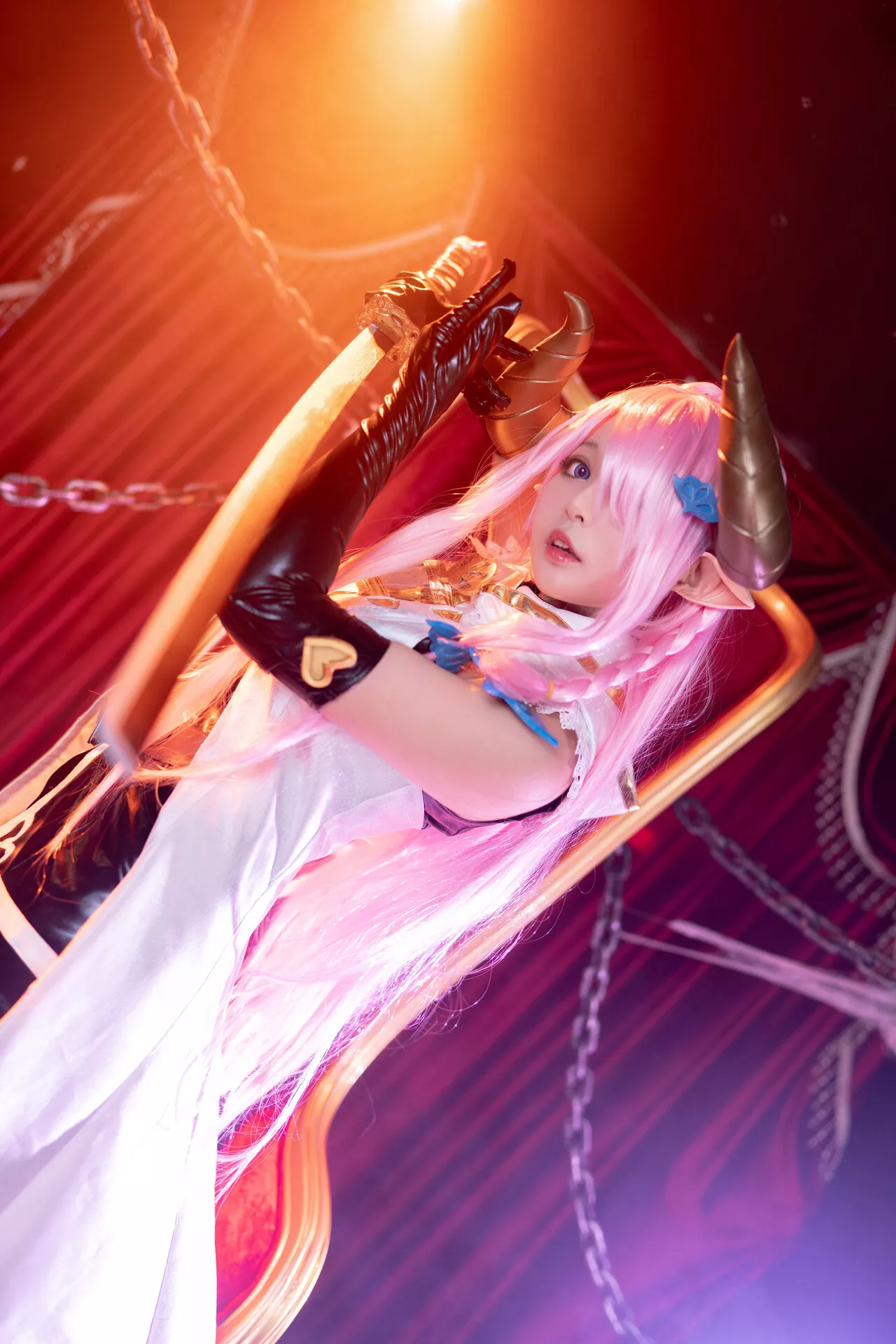 Granblue 福报 娜露 【黑猫猫】 梅亚 Narmaya Cosplay Fantasy 佳人