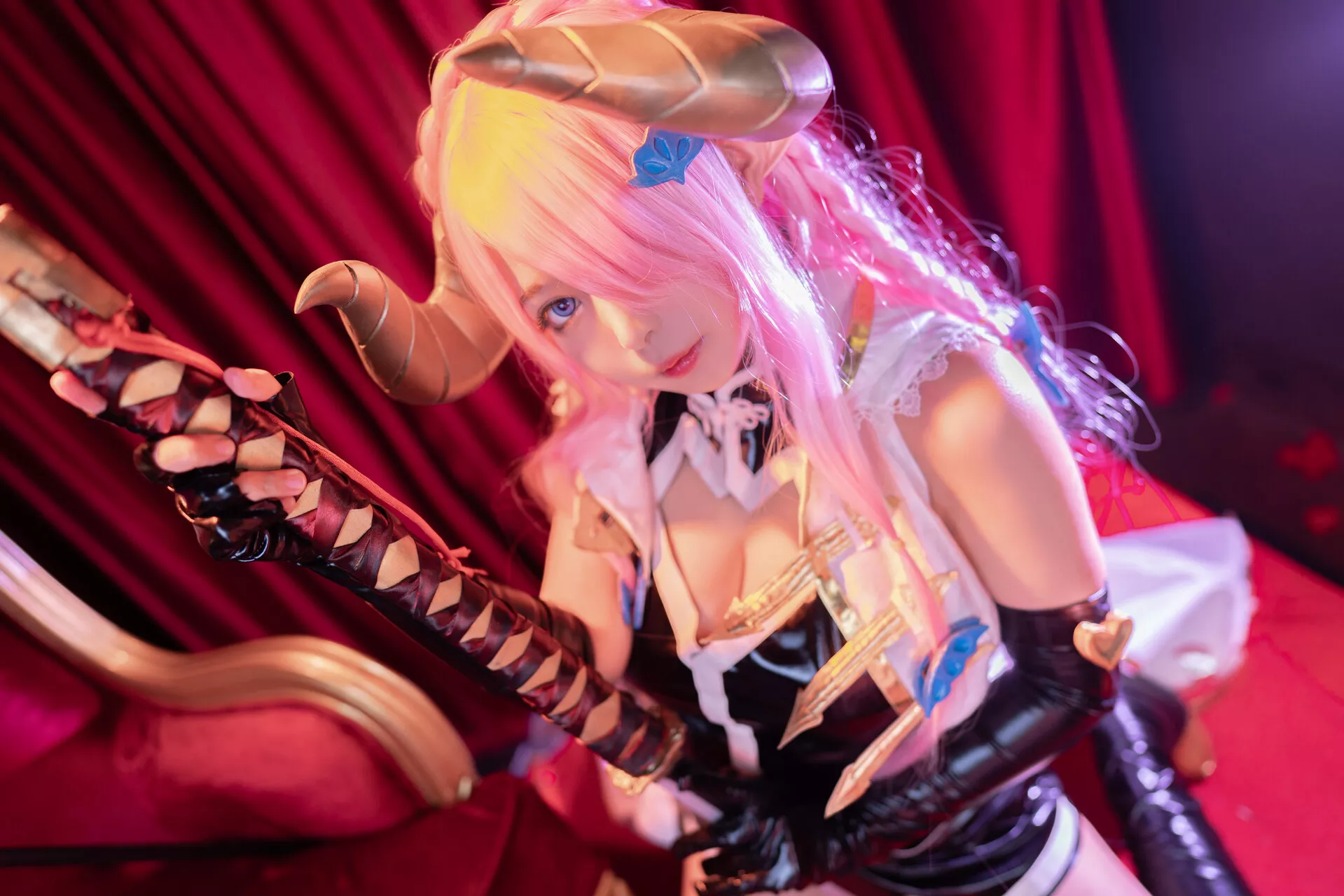 Granblue 福报 娜露 【黑猫猫】 梅亚 Narmaya Cosplay Fantasy 佳人