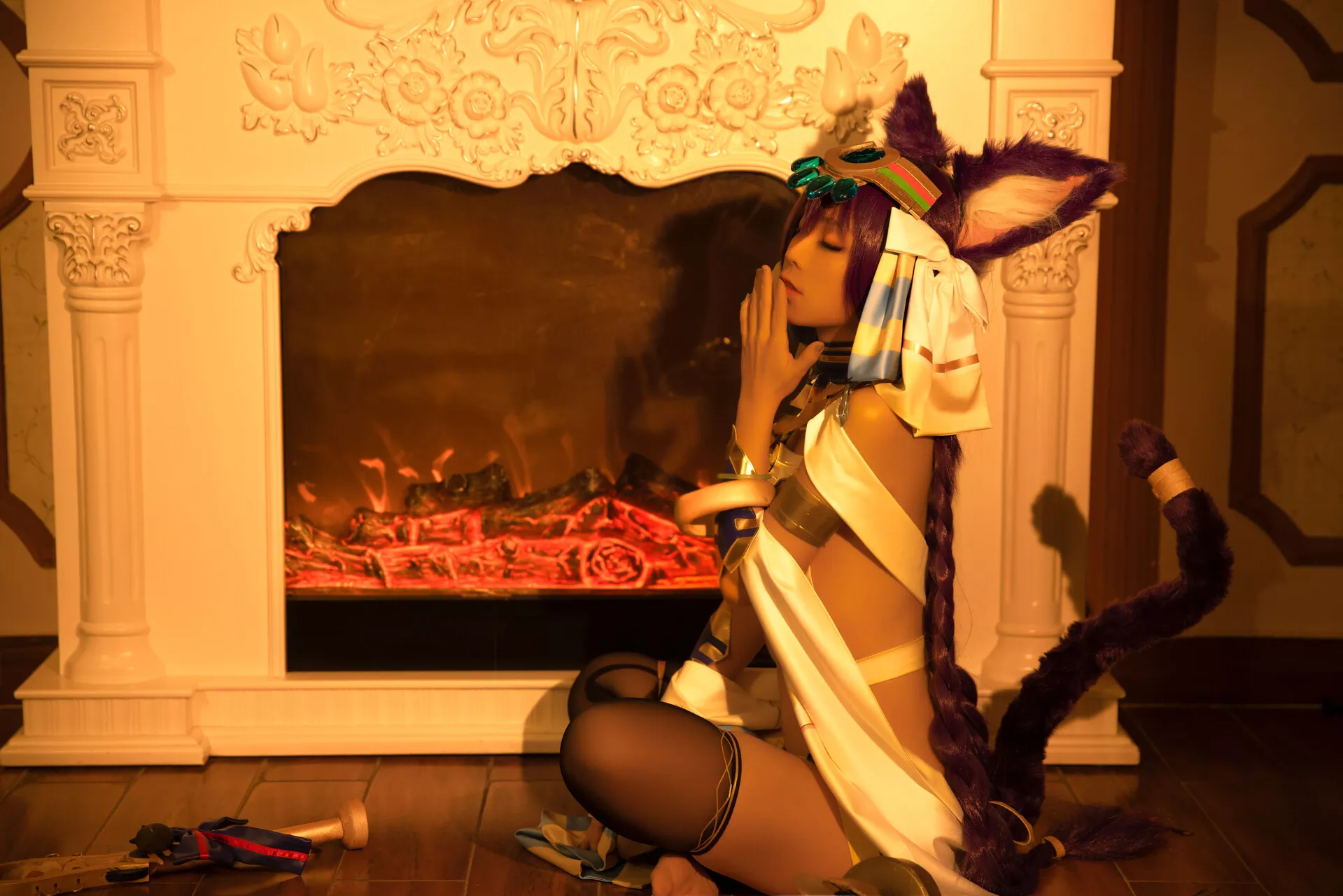 巴斯特 Cosplay 不会受伤】 福利 【G44 丽人 No.22 Bastet