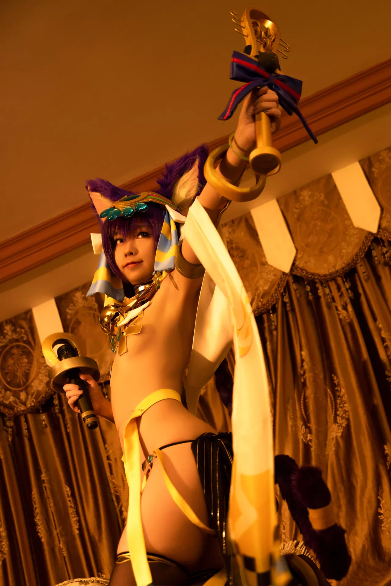 巴斯特 Cosplay 不会受伤】 福利 【G44 丽人 No.22 Bastet