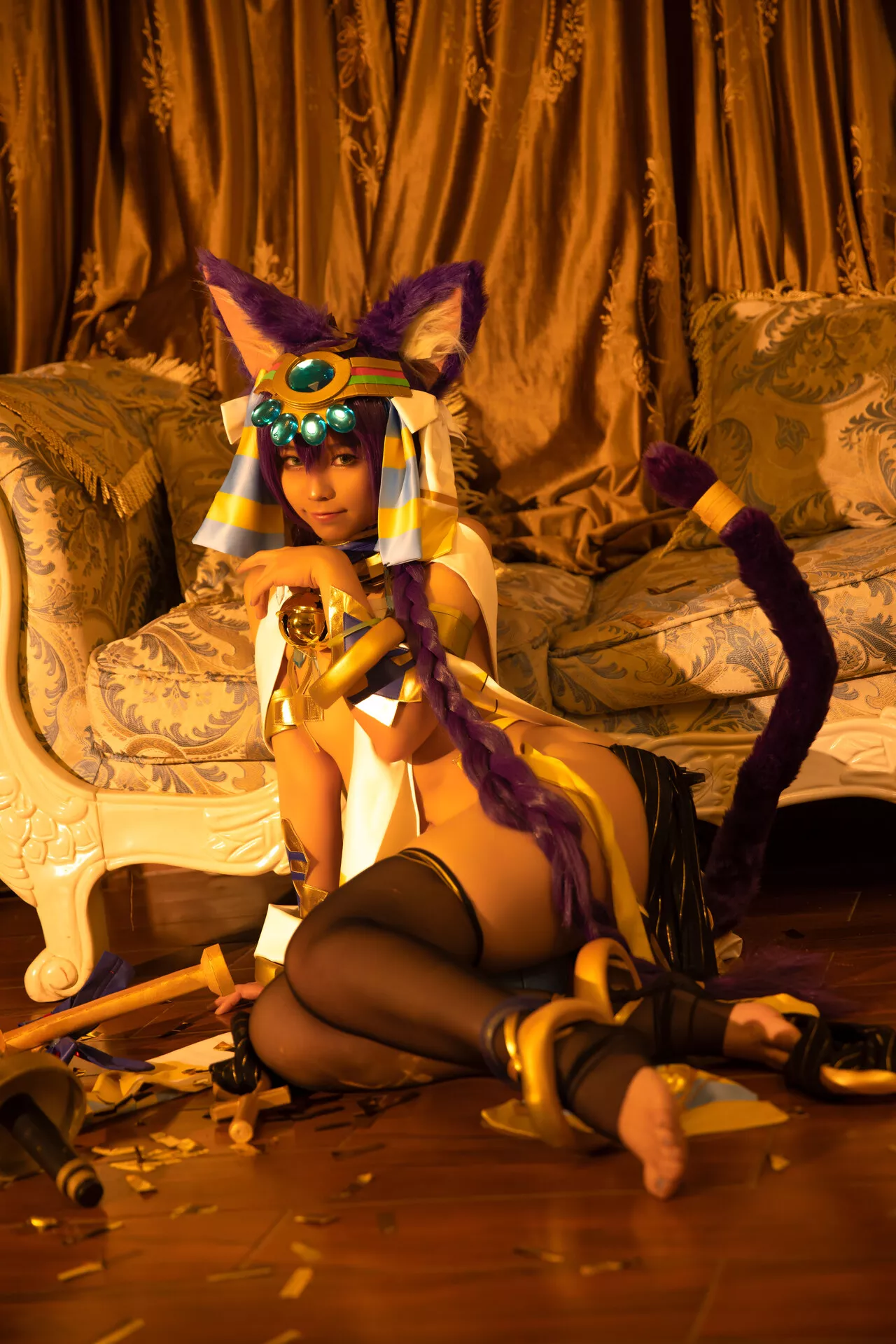 巴斯特 Cosplay 不会受伤】 福利 【G44 丽人 No.22 Bastet