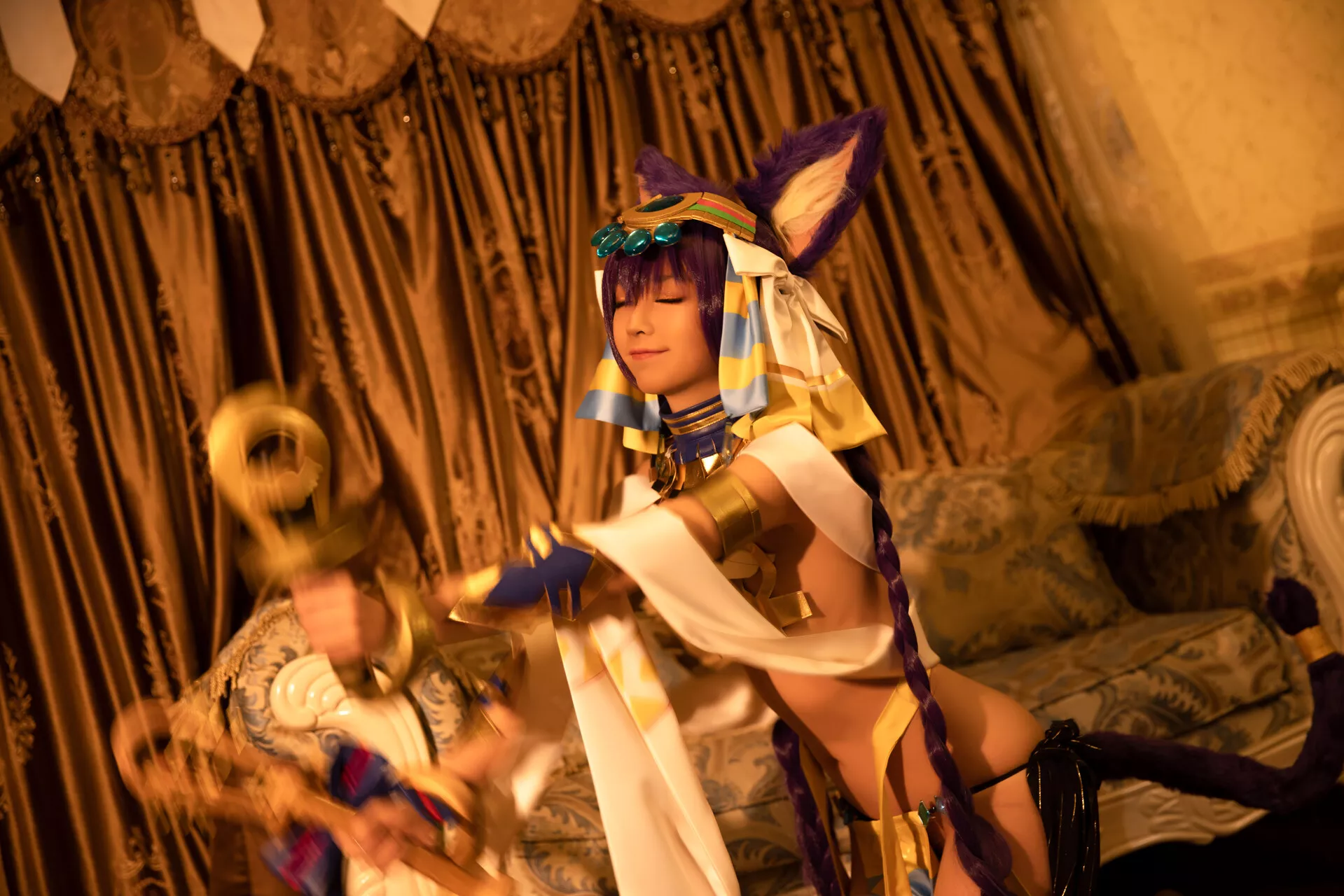 巴斯特 Cosplay 不会受伤】 福利 【G44 丽人 No.22 Bastet
