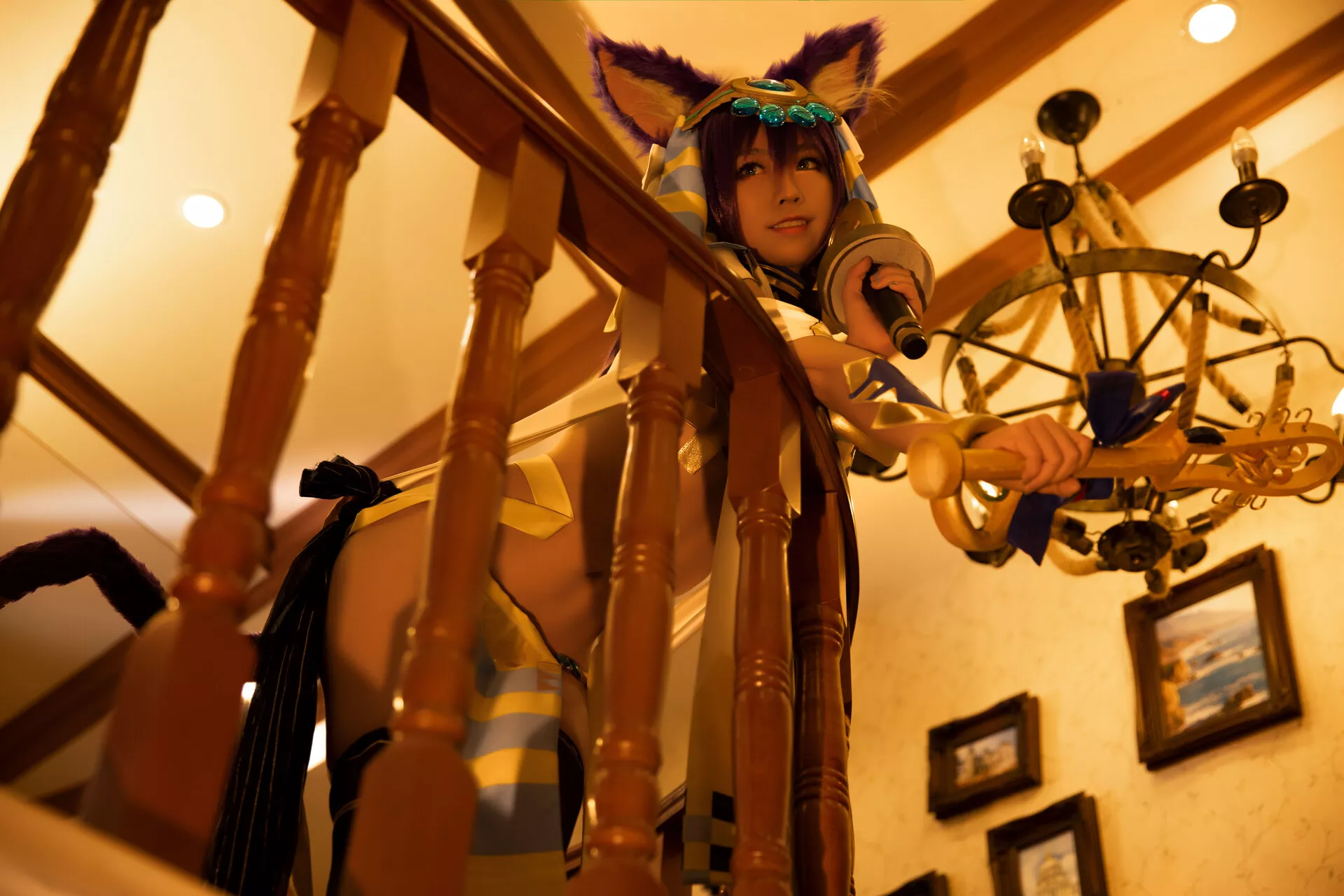 巴斯特 Cosplay 不会受伤】 福利 【G44 丽人 No.22 Bastet