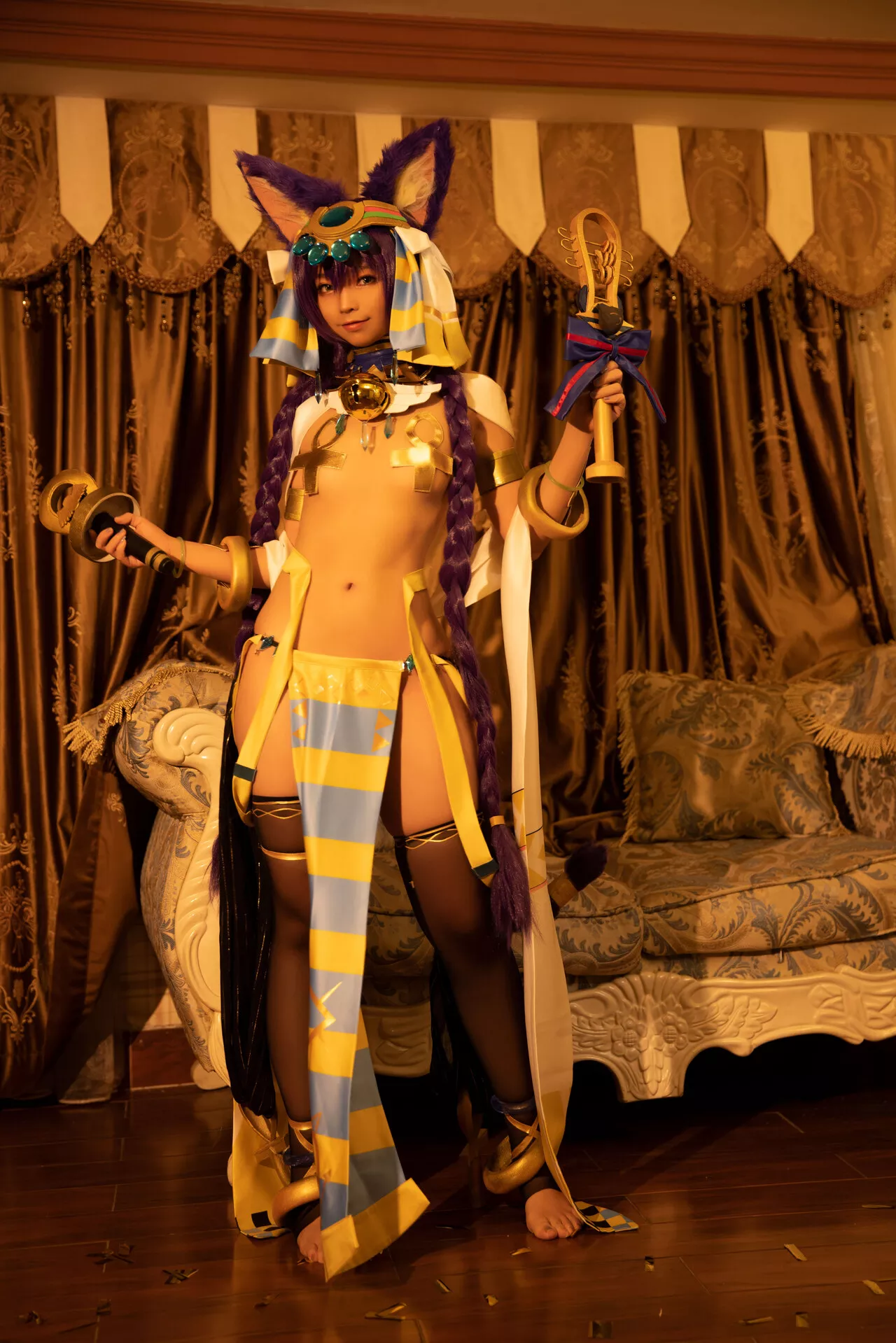 巴斯特 Cosplay 不会受伤】 福利 【G44 丽人 No.22 Bastet