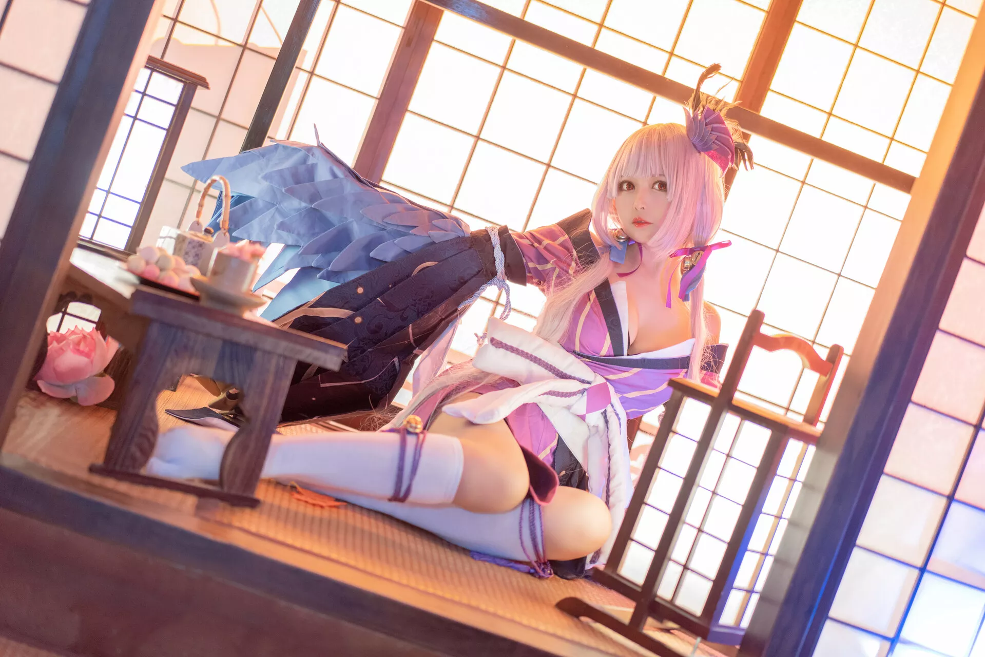 福报 Itsumade 仙女 Cosplay (Onmyoji �X醒 以津真天 ��阳师) 【黑猫猫】