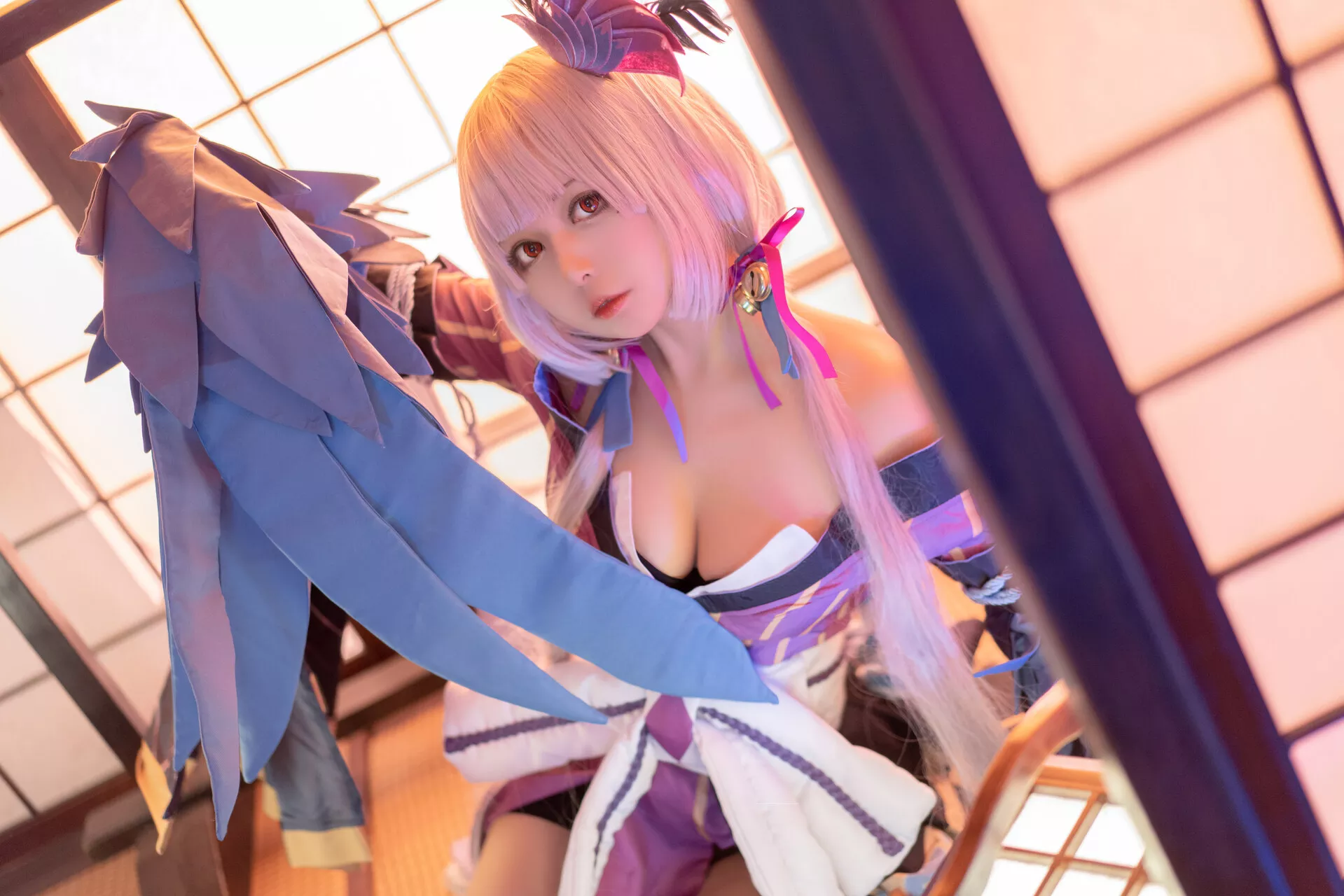 福报 Itsumade 仙女 Cosplay (Onmyoji �X醒 以津真天 ��阳师) 【黑猫猫】