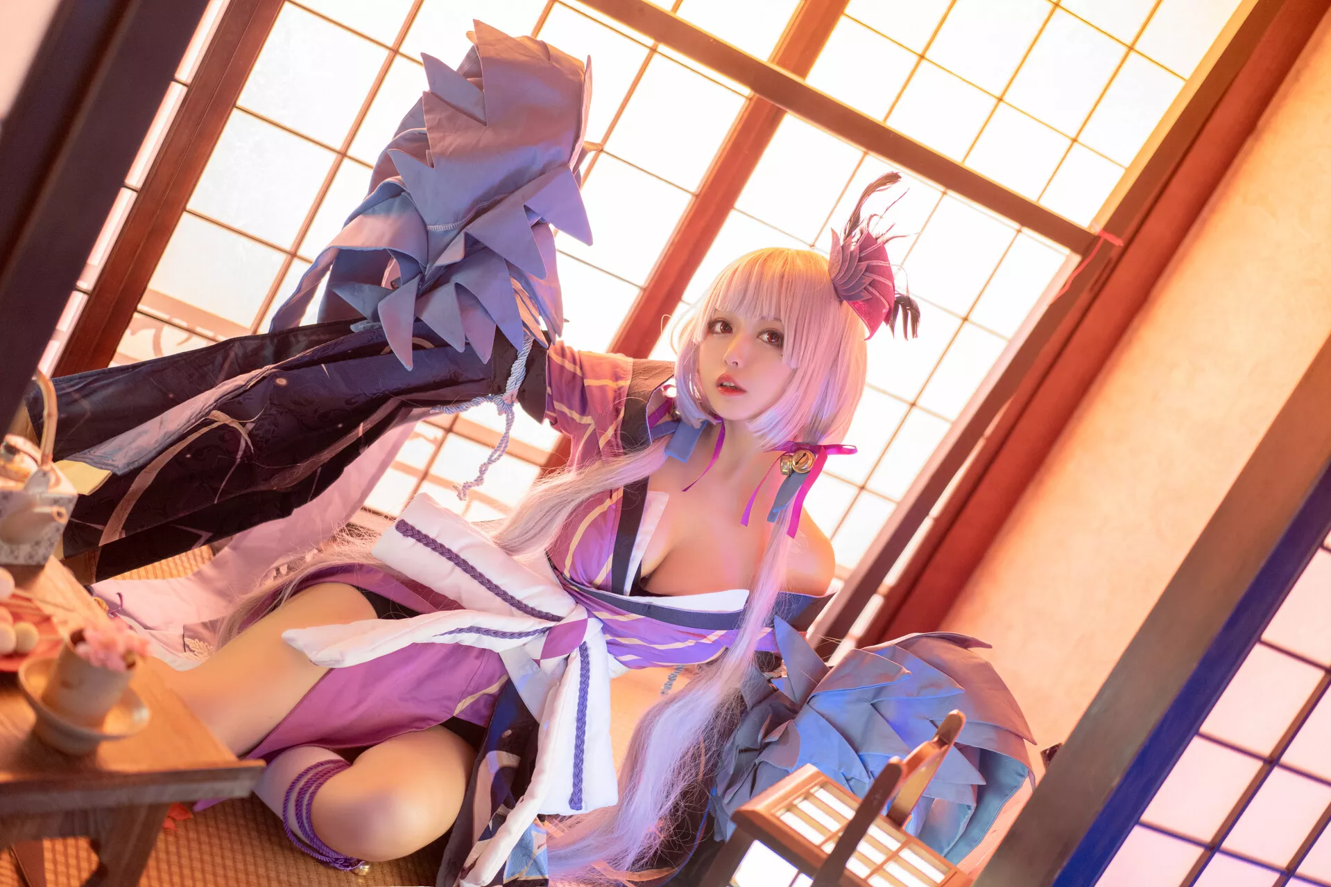 福报 Itsumade 仙女 Cosplay (Onmyoji �X醒 以津真天 ��阳师) 【黑猫猫】