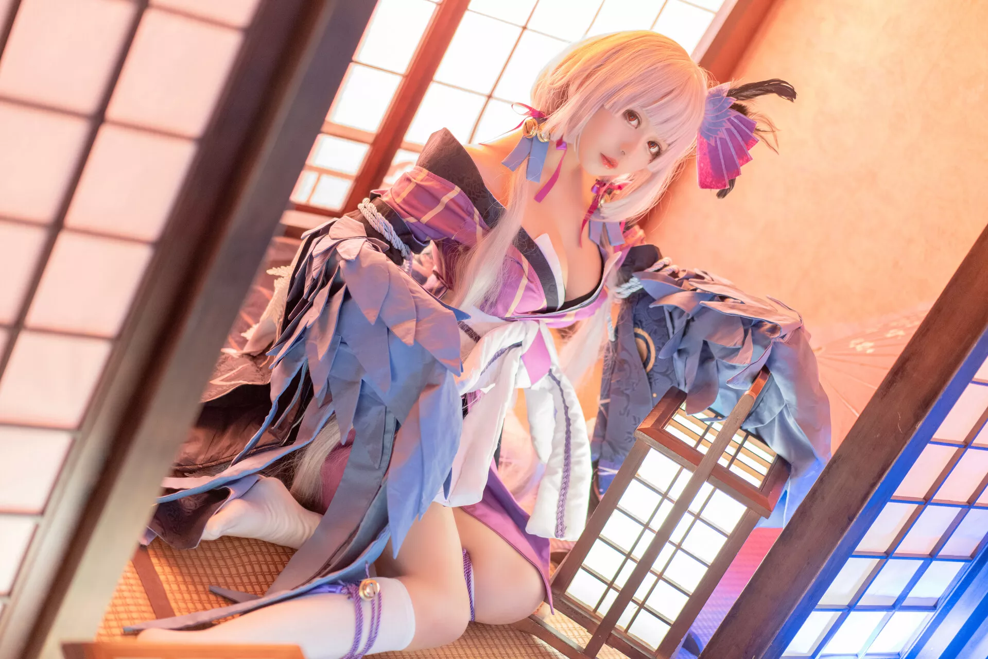 福报 Itsumade 仙女 Cosplay (Onmyoji �X醒 以津真天 ��阳师) 【黑猫猫】